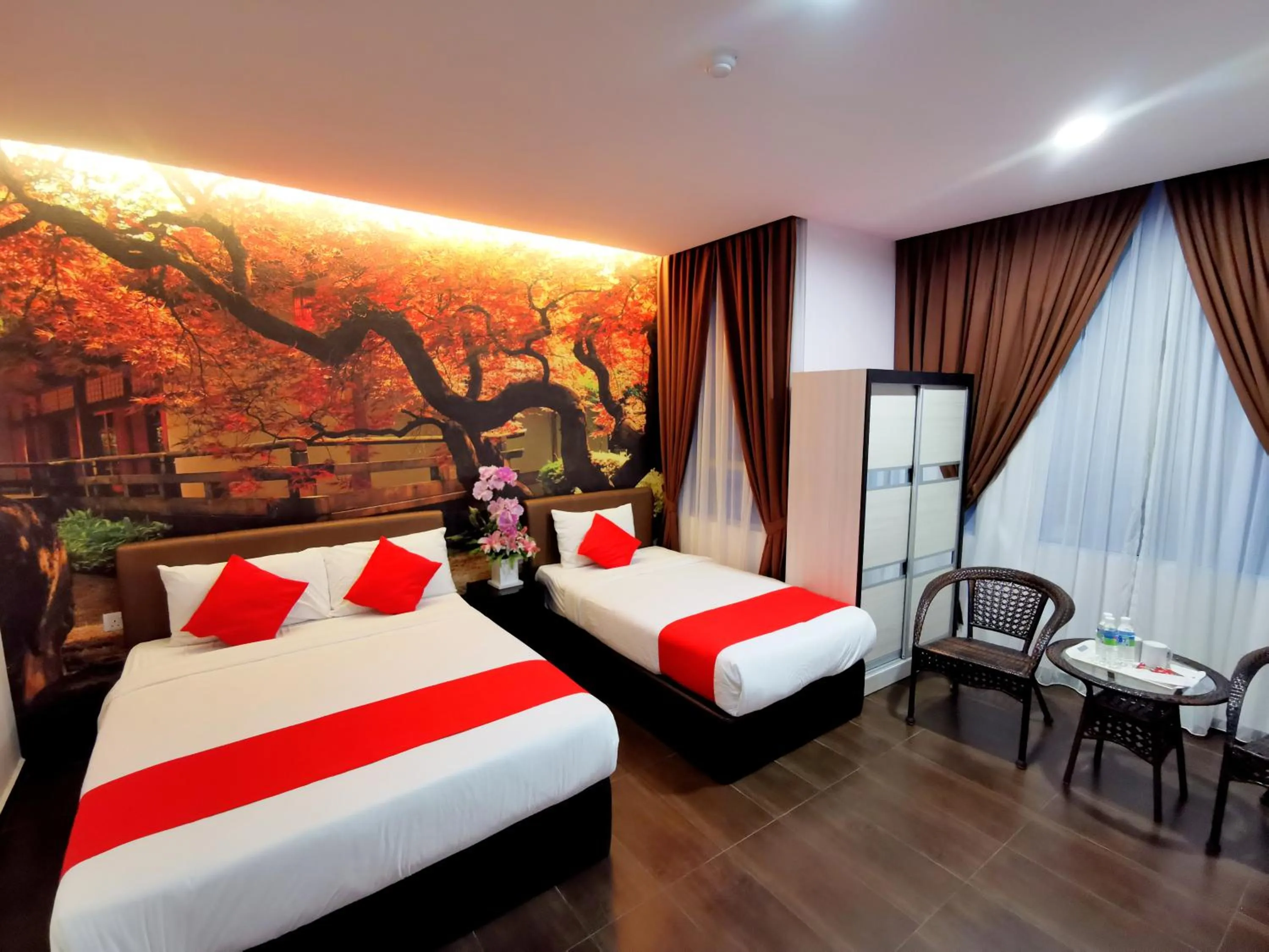 Bed in Palazzo Hotel Kulai