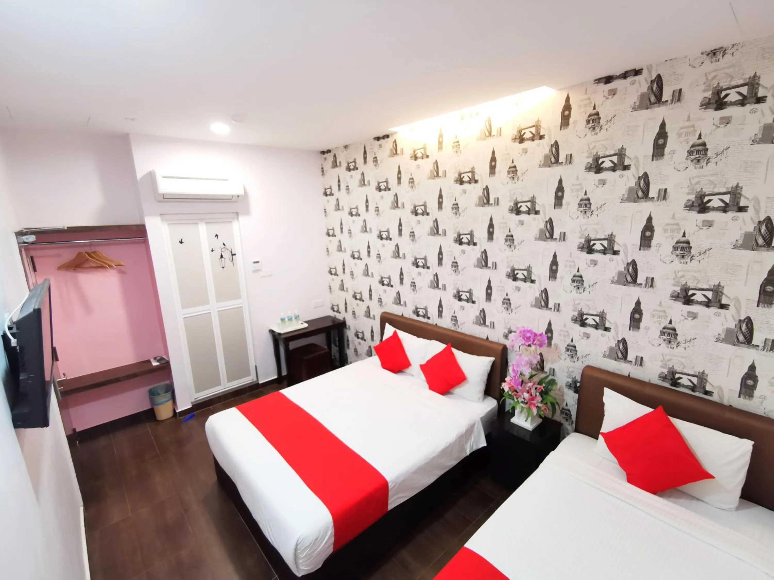 Bed in Palazzo Hotel Kulai