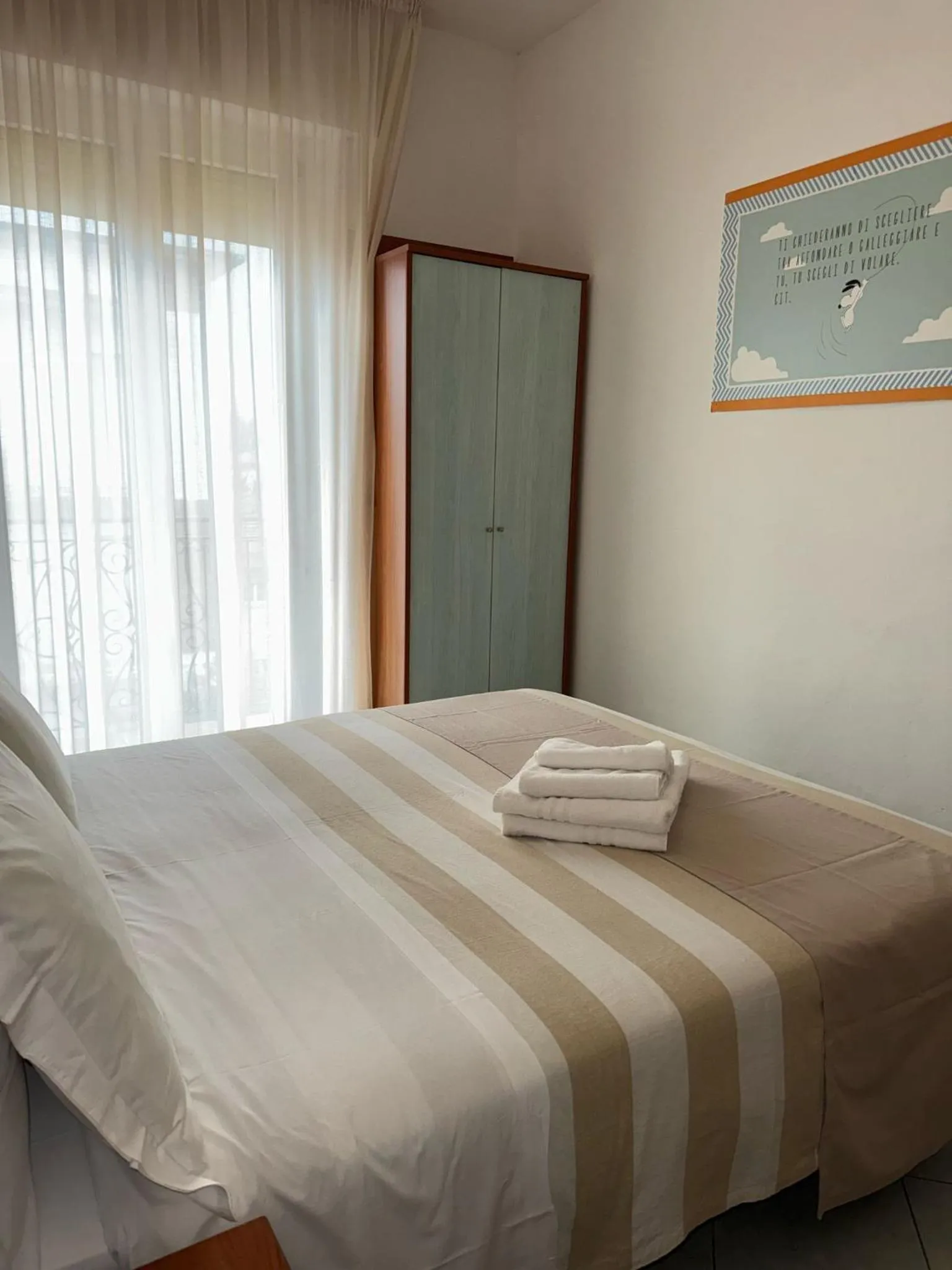 Bed in Hotel Villa Caterina