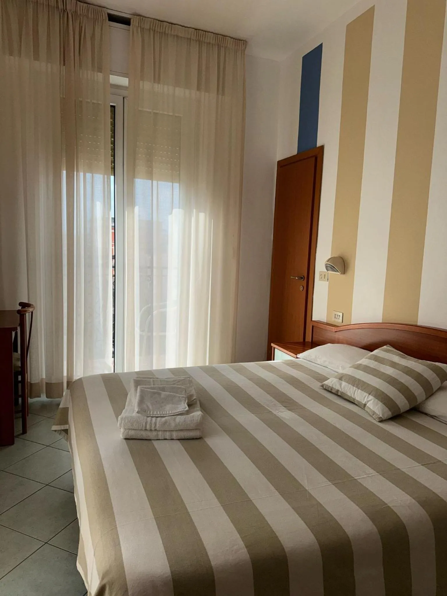 Bed in Hotel Villa Caterina