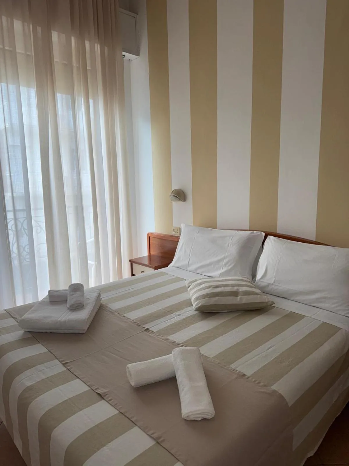 Bed in Hotel Villa Caterina