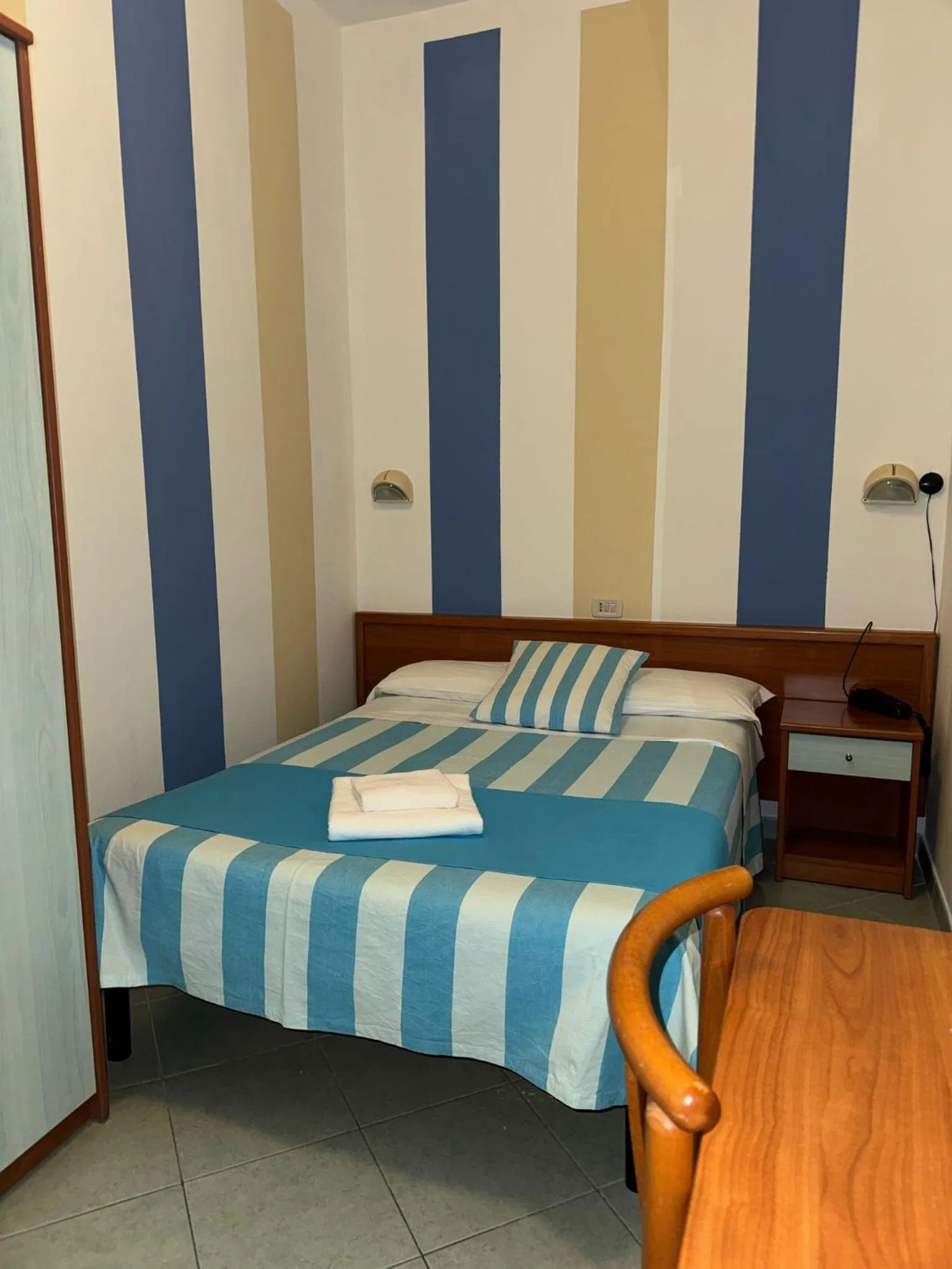 Bed in Hotel Villa Caterina