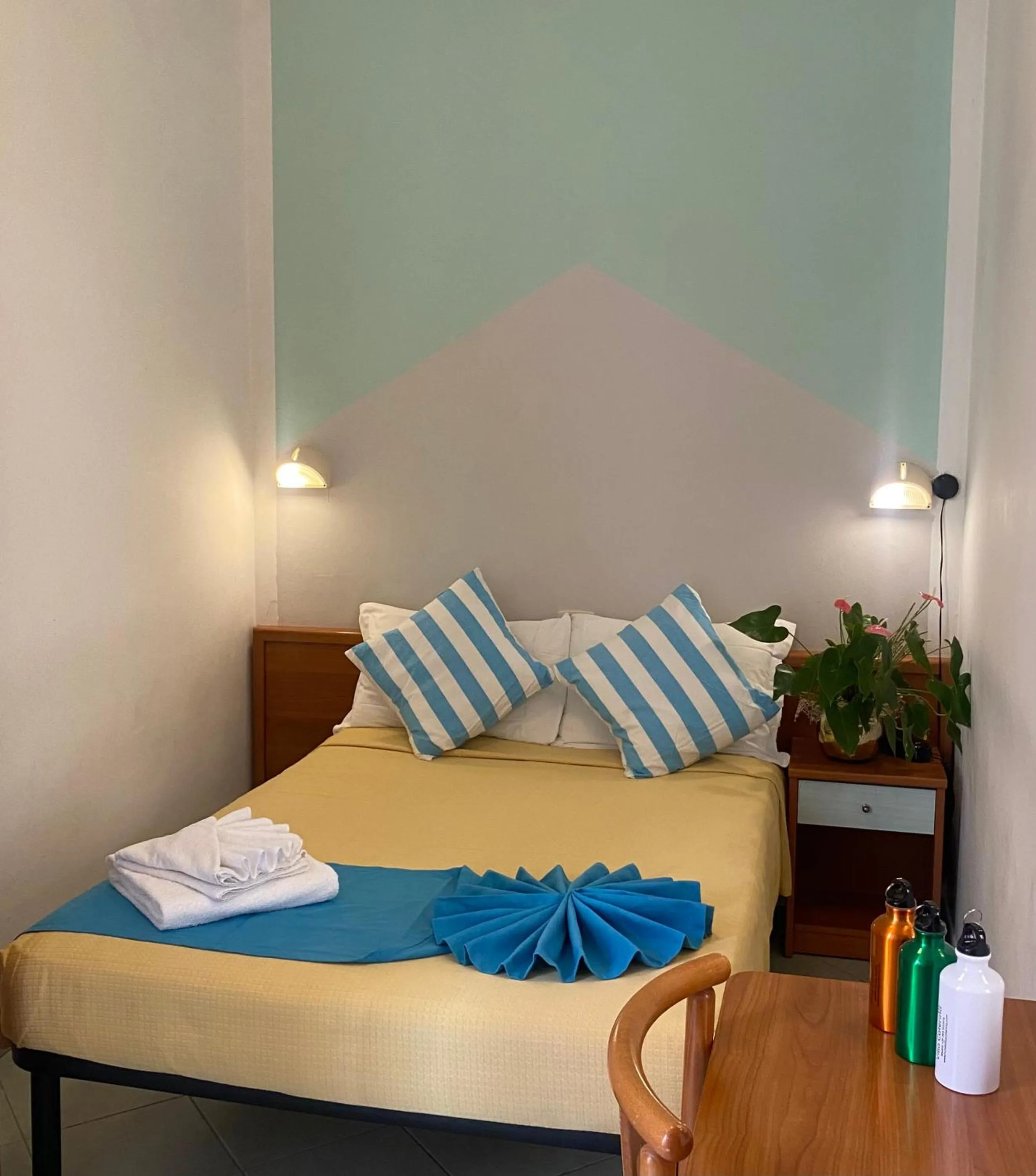 Bed in Hotel Villa Caterina