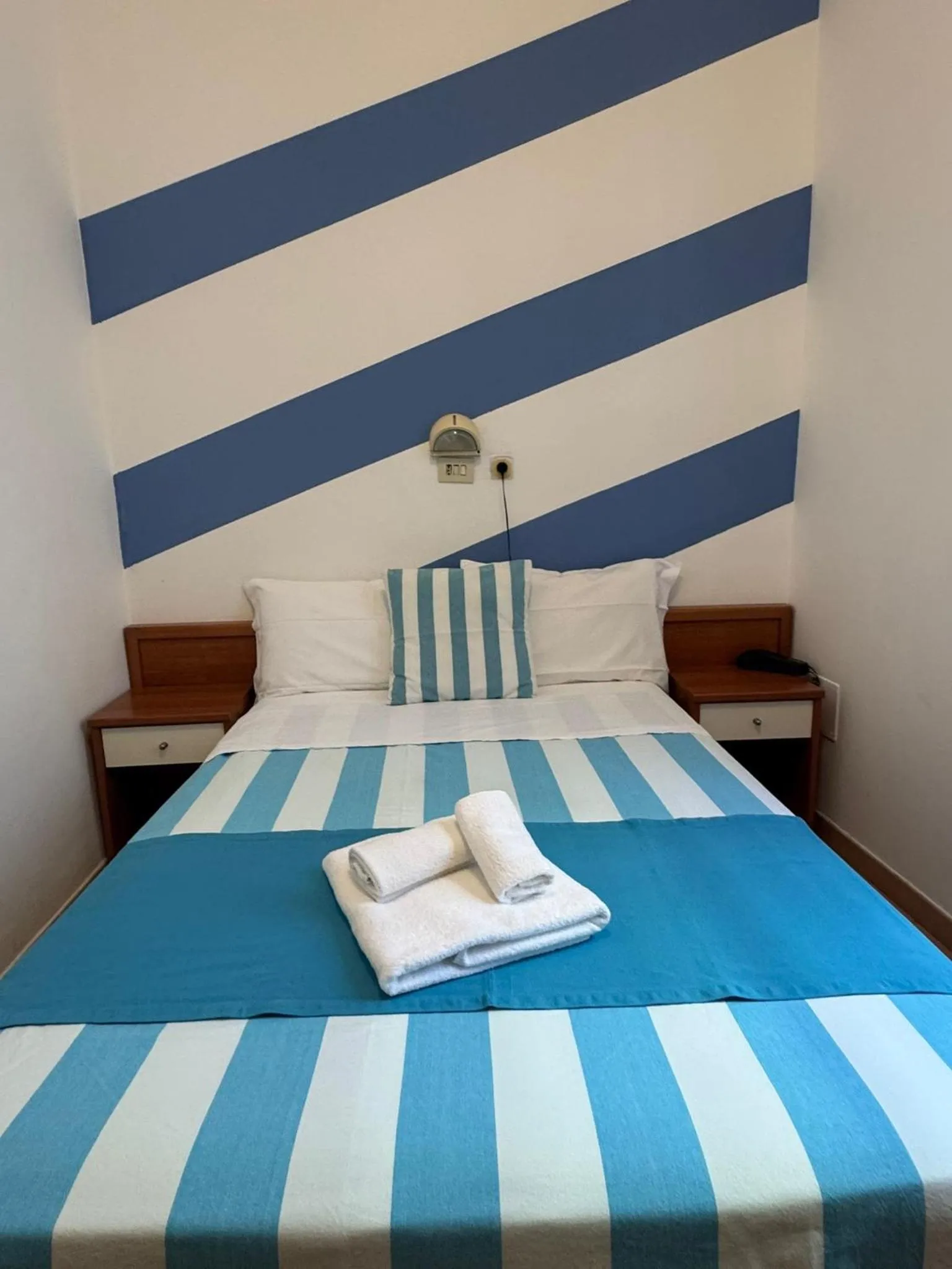 Bed in Hotel Villa Caterina