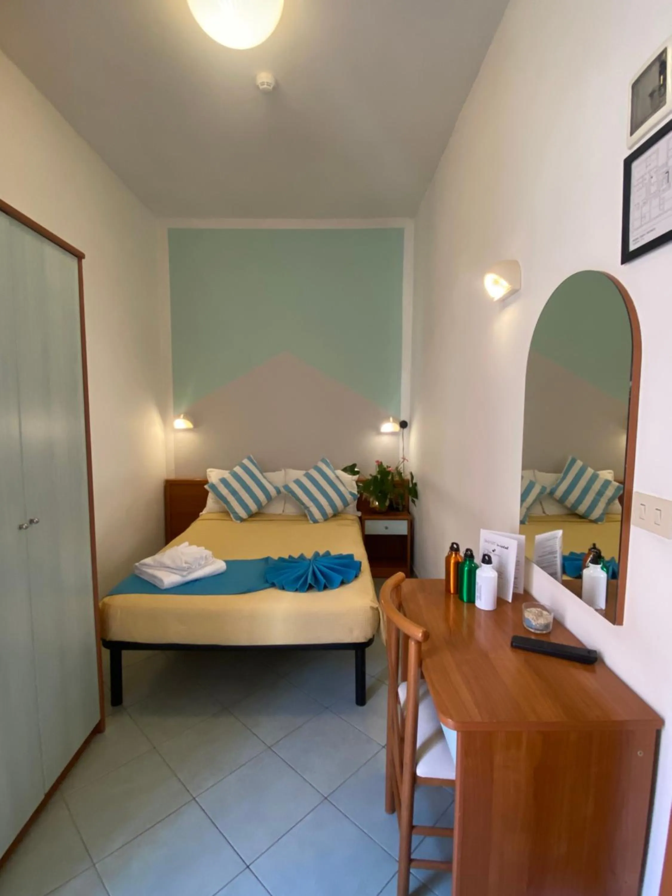 Bed in Hotel Villa Caterina