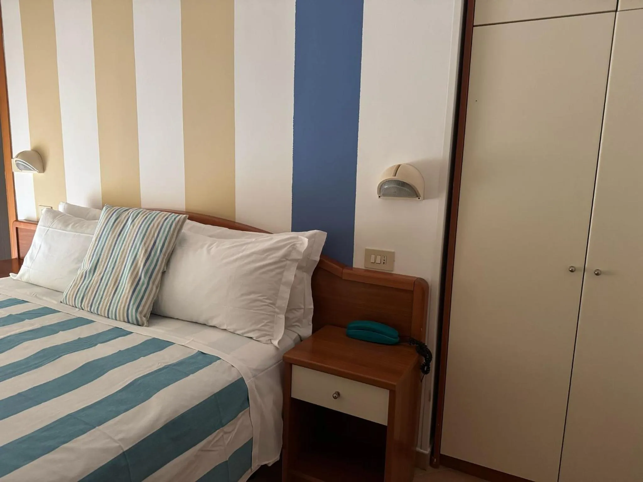 Bed in Hotel Villa Caterina