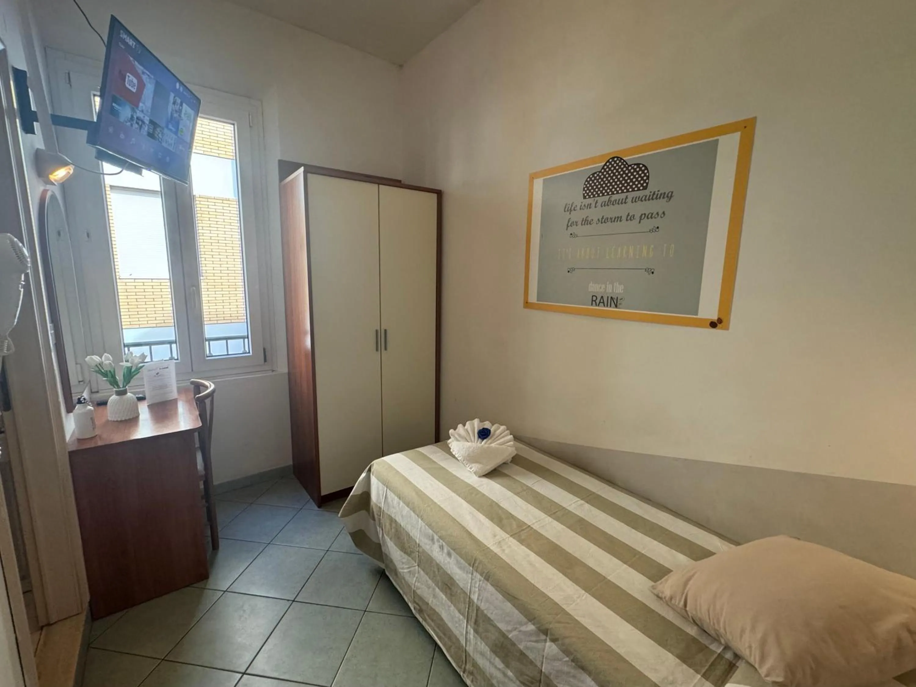 Bed in Hotel Villa Caterina