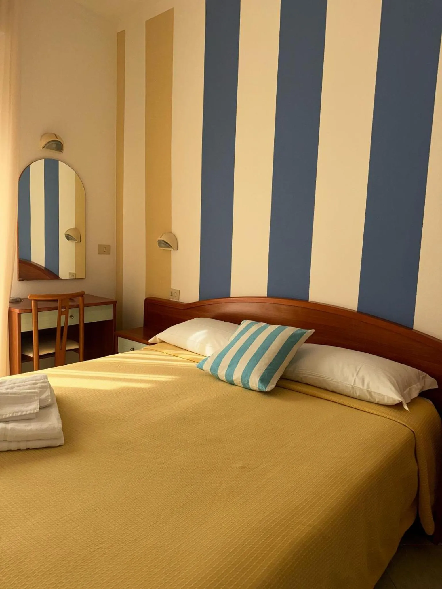 Bed in Hotel Villa Caterina