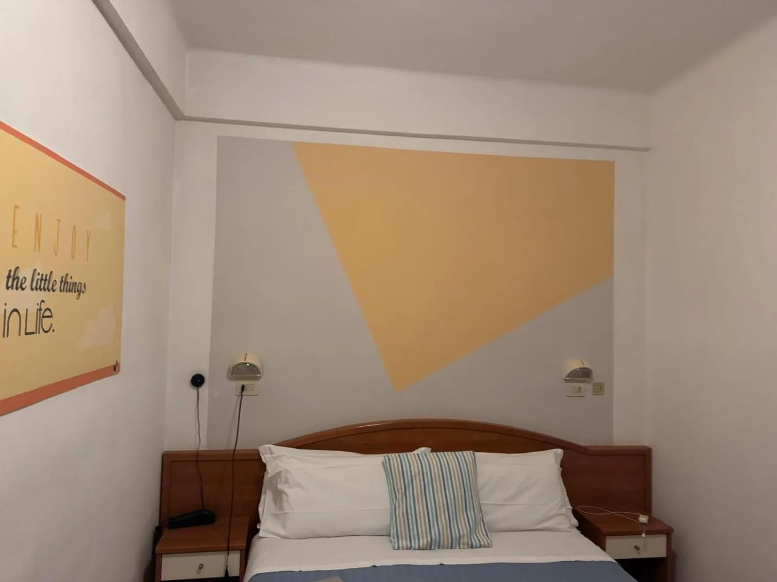 Bed in Hotel Villa Caterina