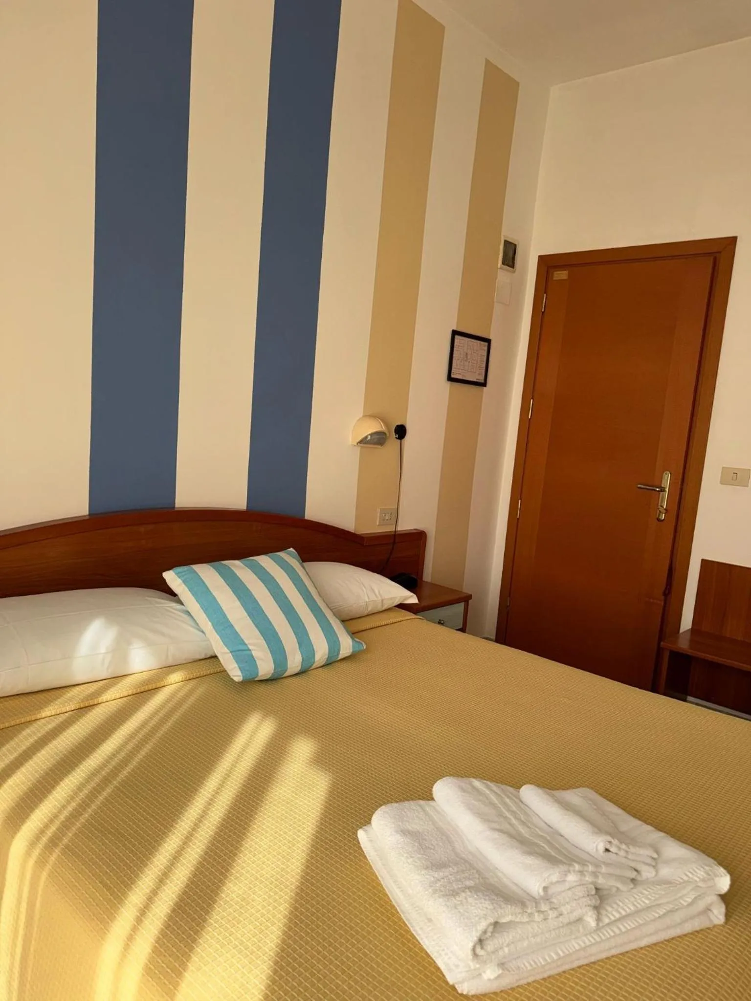 Bed in Hotel Villa Caterina