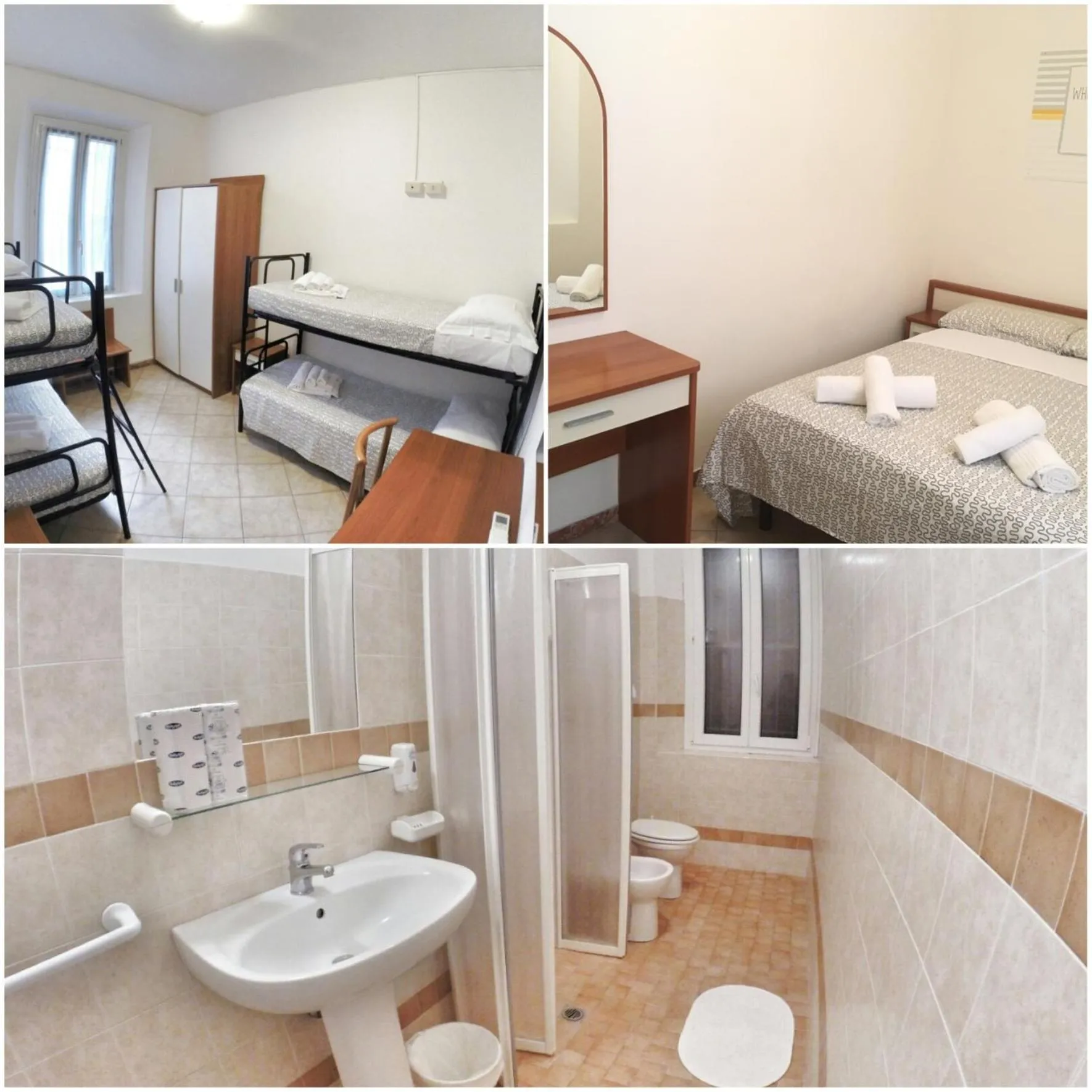 Bed in Hotel Villa Caterina