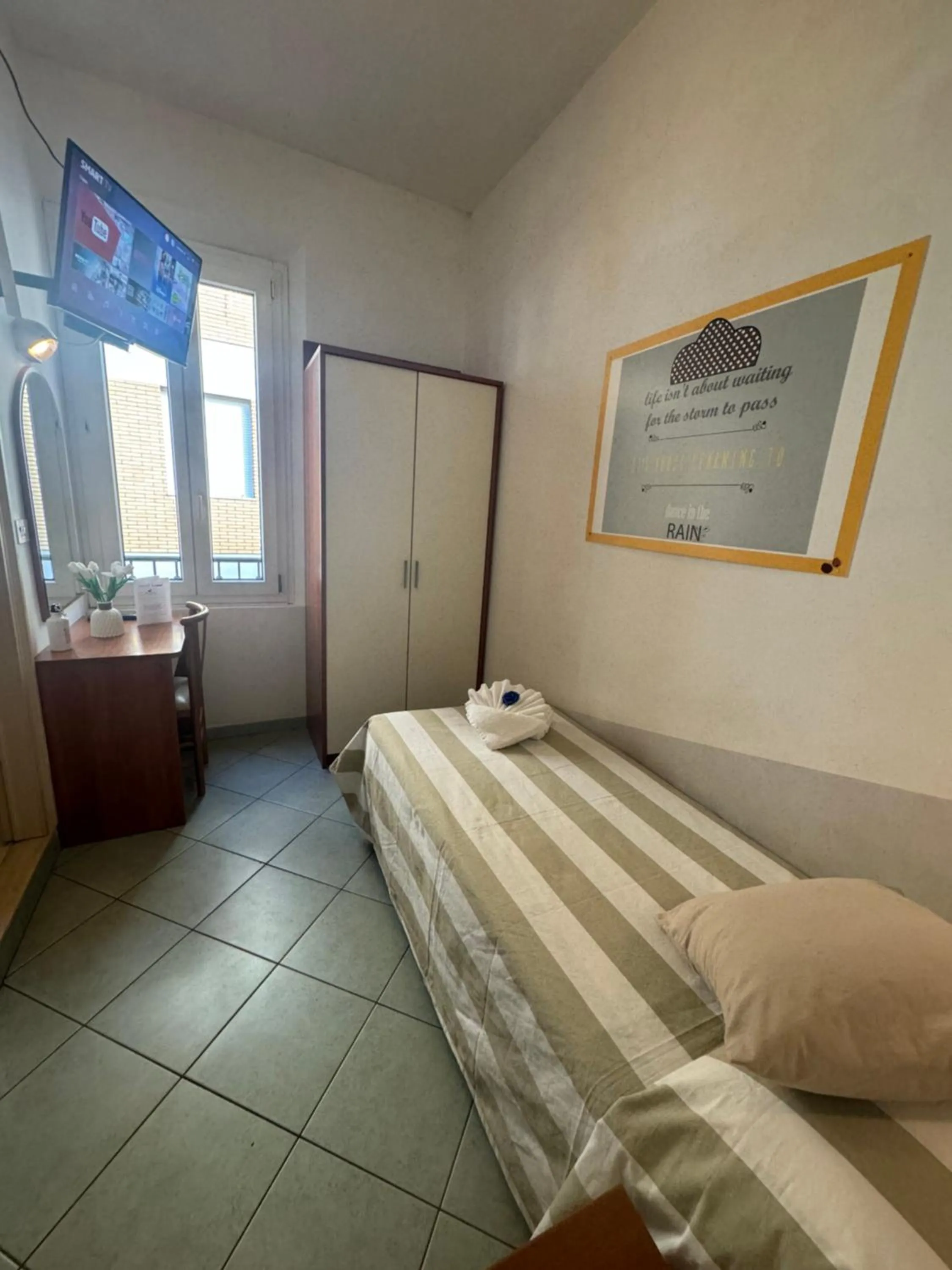 Bed in Hotel Villa Caterina