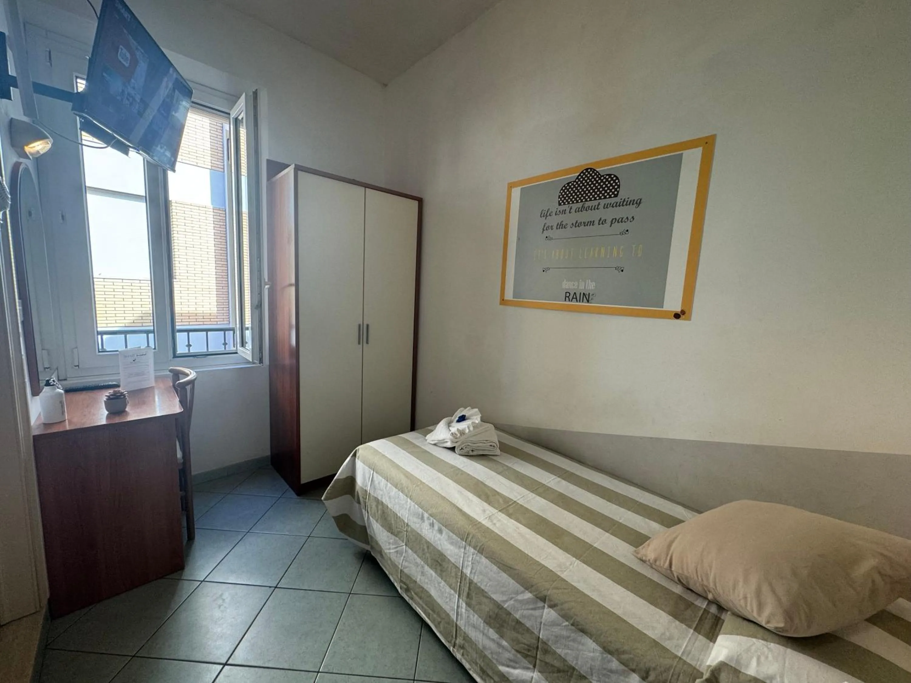 Bed in Hotel Villa Caterina