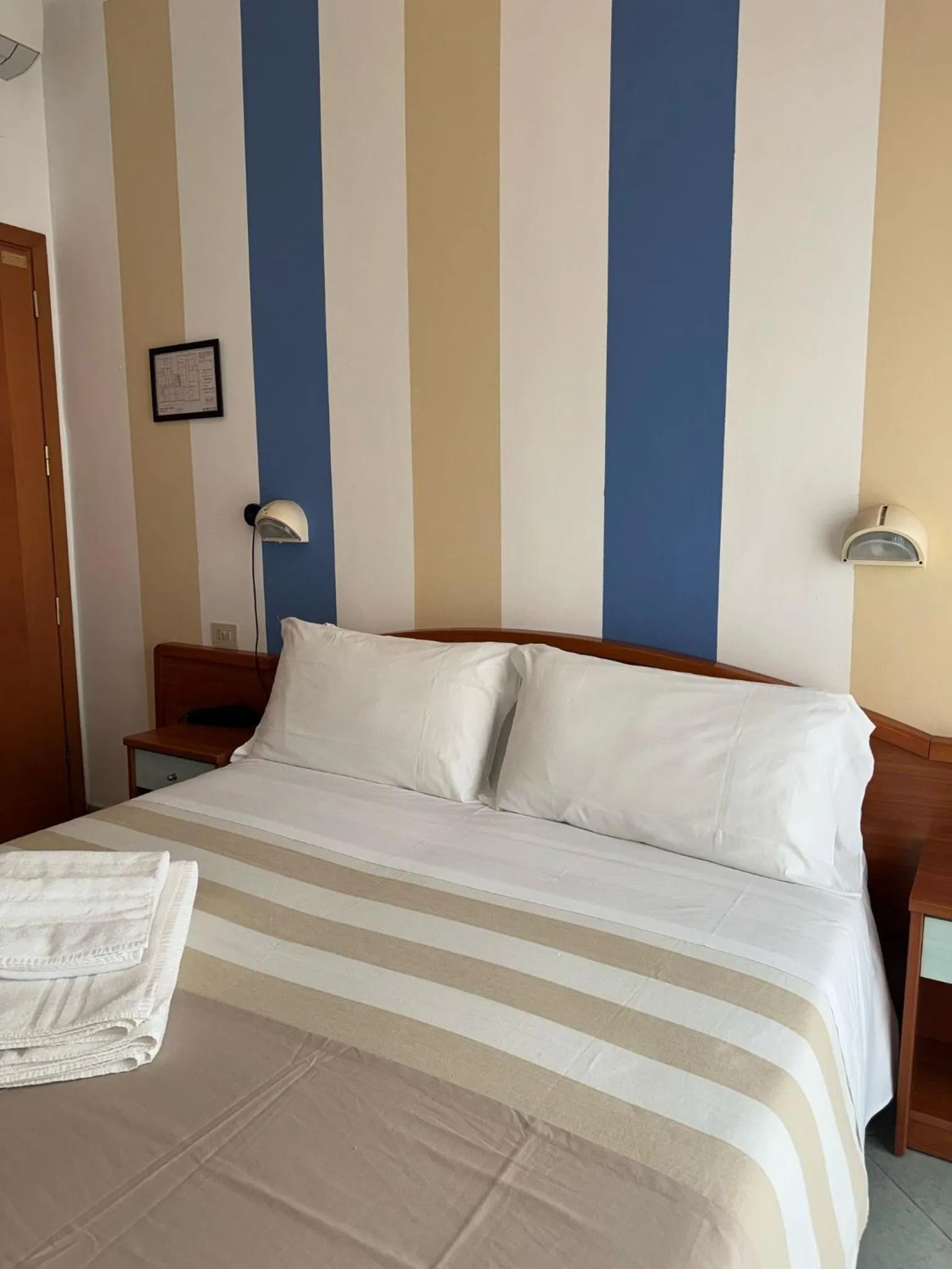 Bed in Hotel Villa Caterina