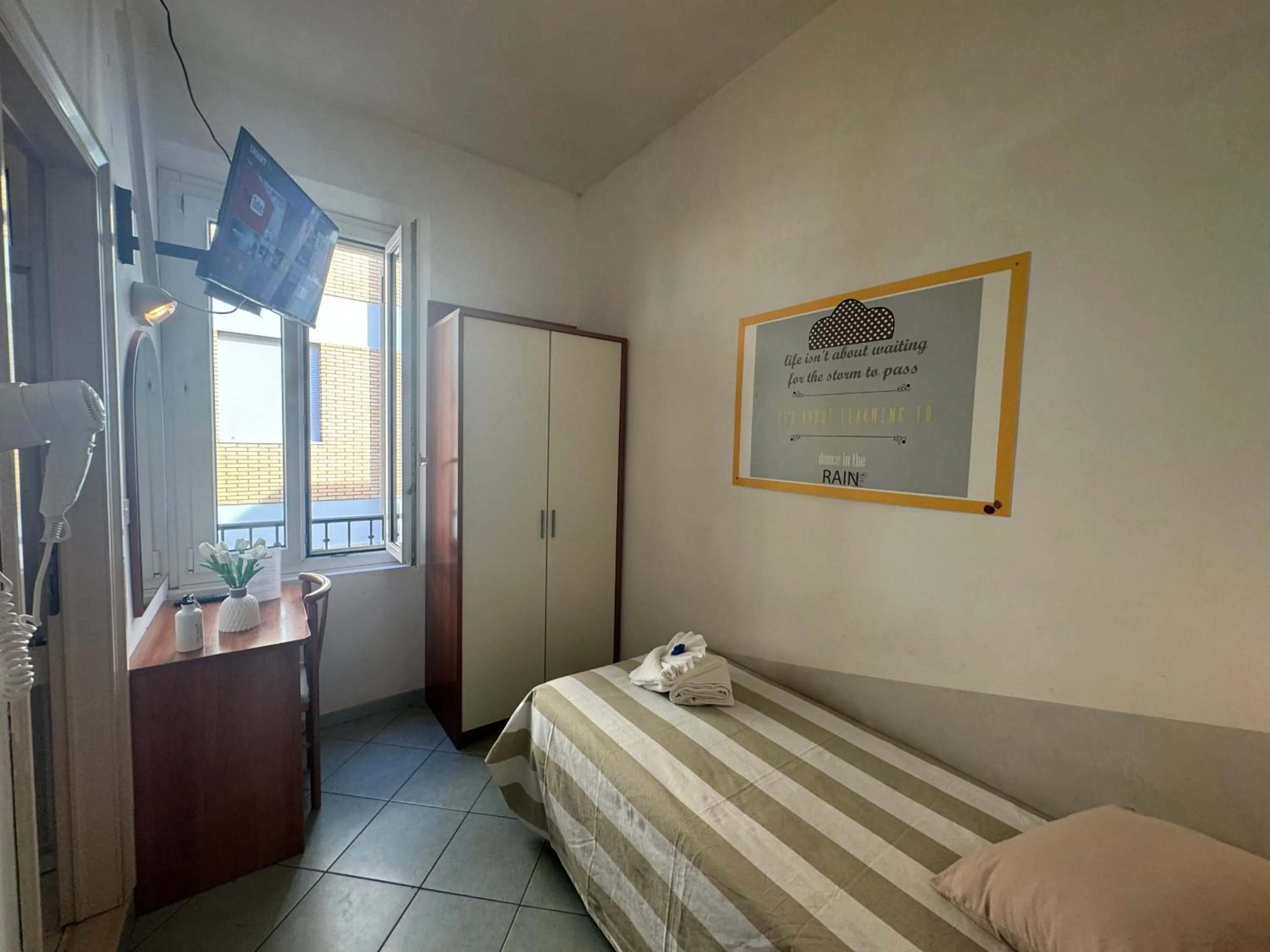 Bed in Hotel Villa Caterina