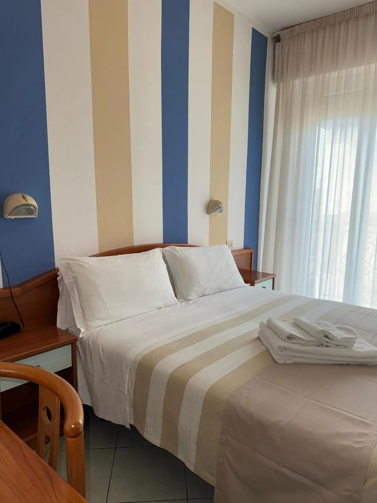 Bed in Hotel Villa Caterina