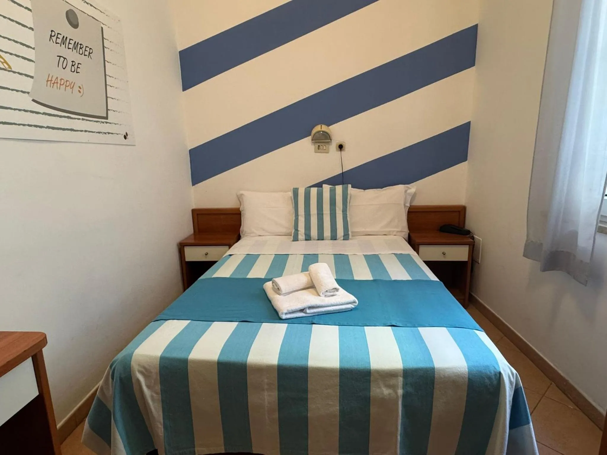 Bed in Hotel Villa Caterina