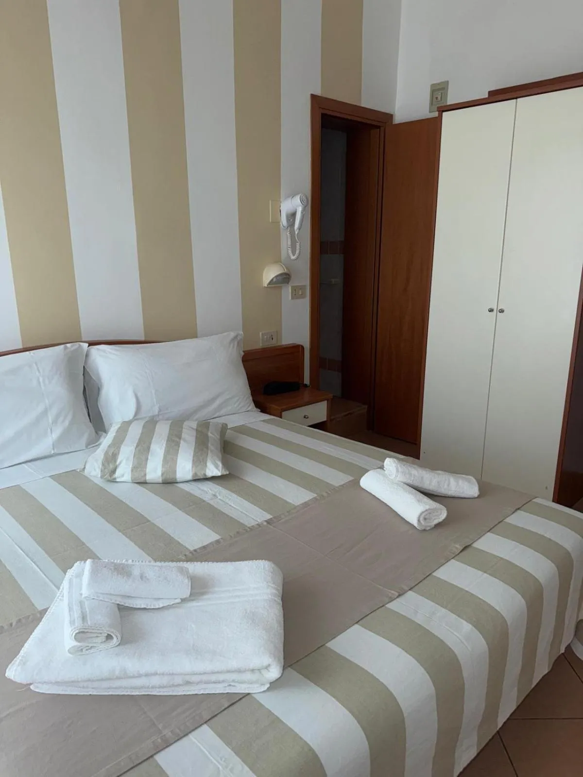 Bed in Hotel Villa Caterina