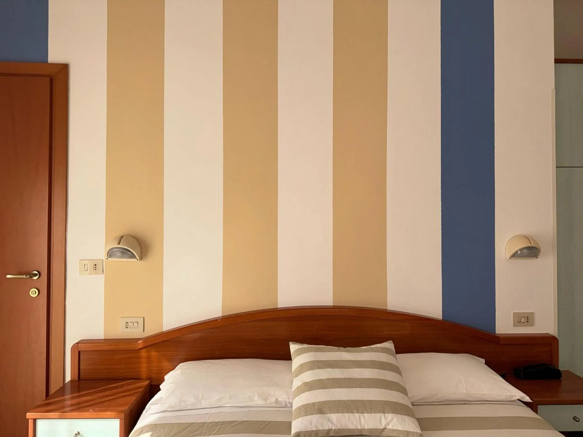 Bed in Hotel Villa Caterina