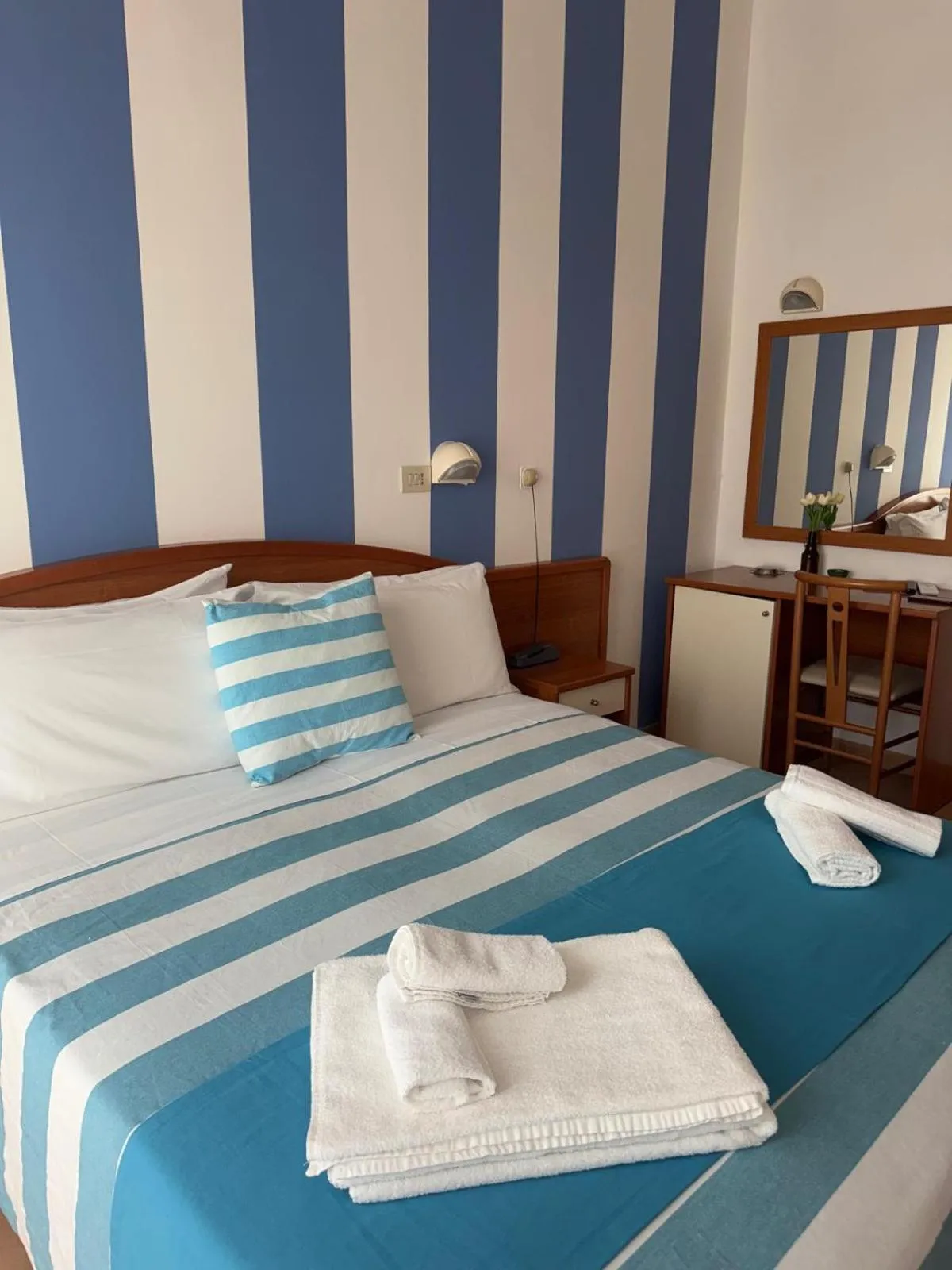 Bed in Hotel Villa Caterina