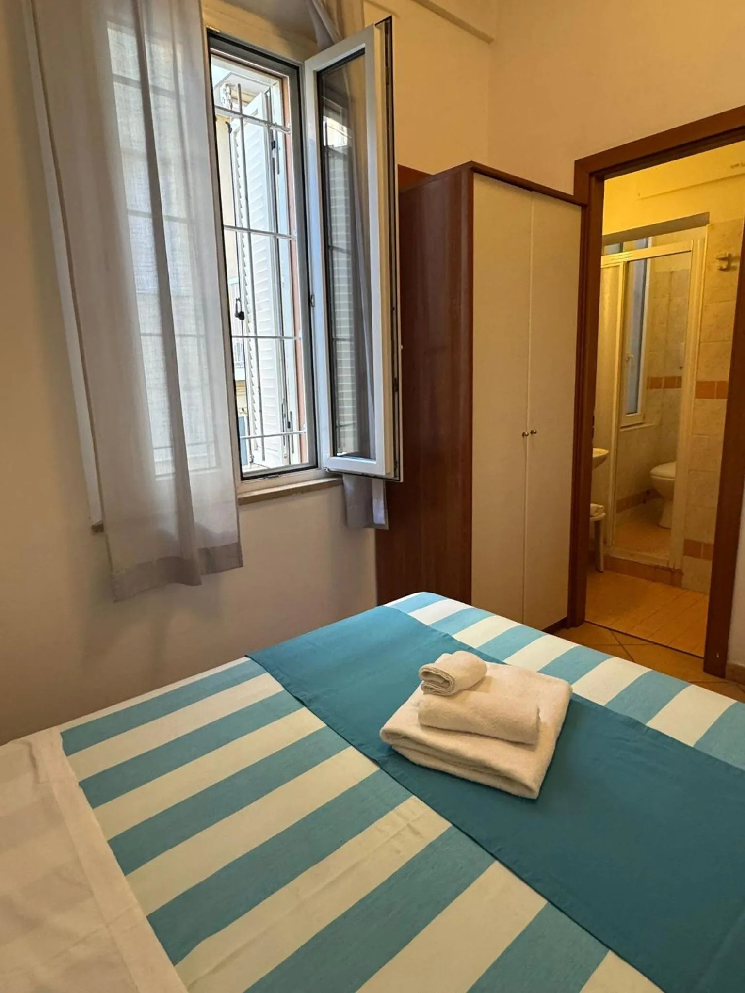 Bed in Hotel Villa Caterina