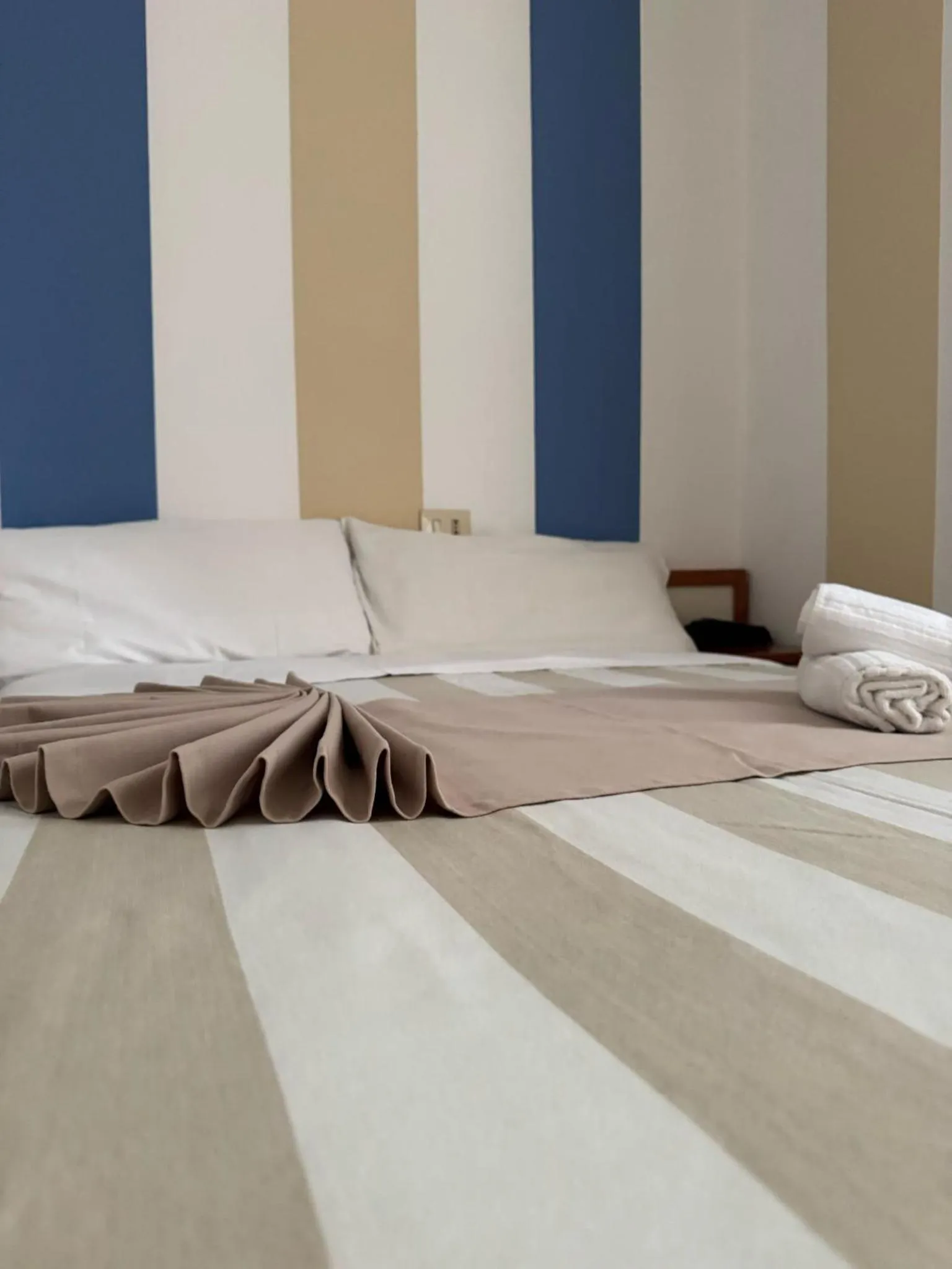 Bed in Hotel Villa Caterina