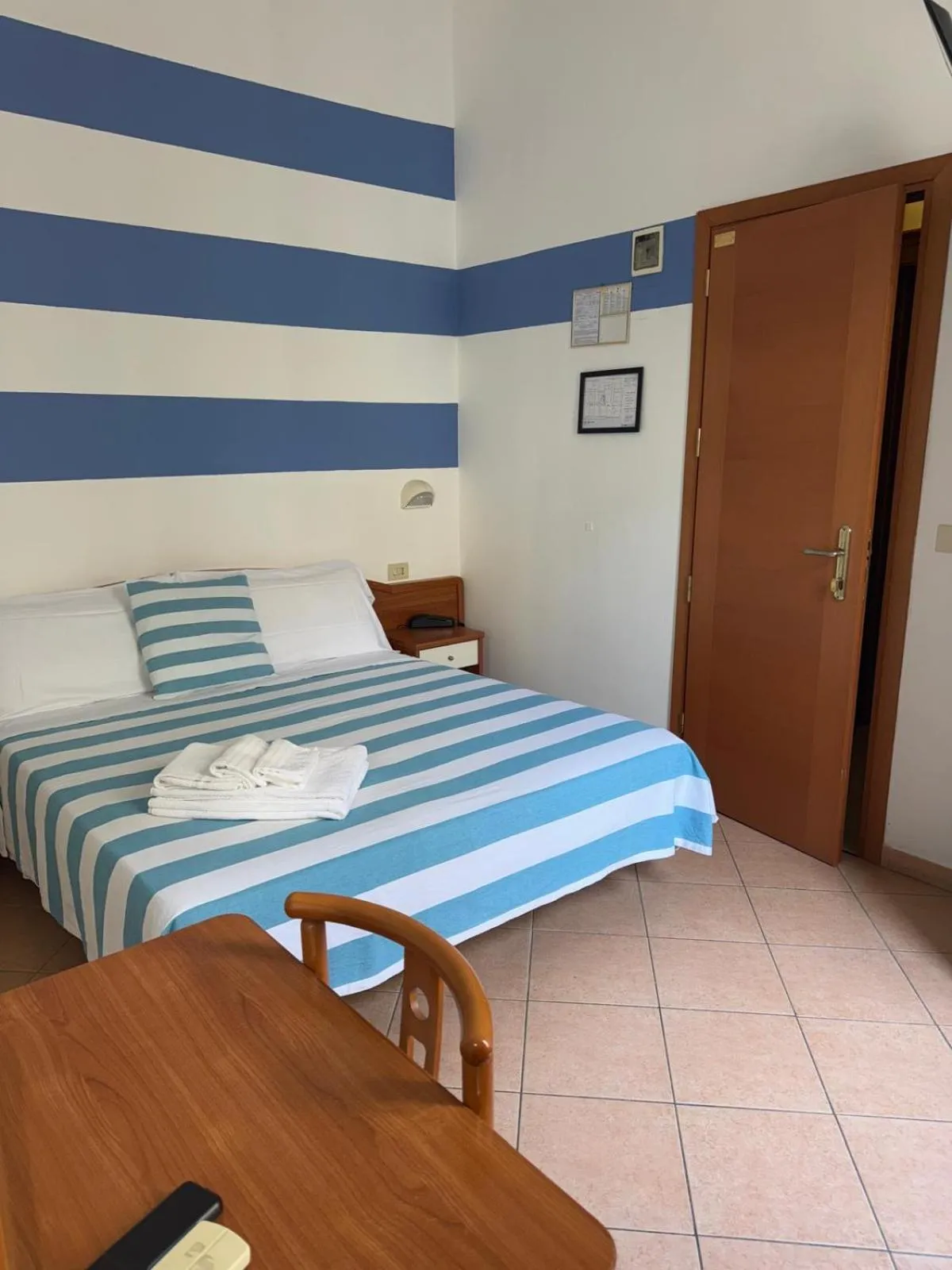 Bed in Hotel Villa Caterina