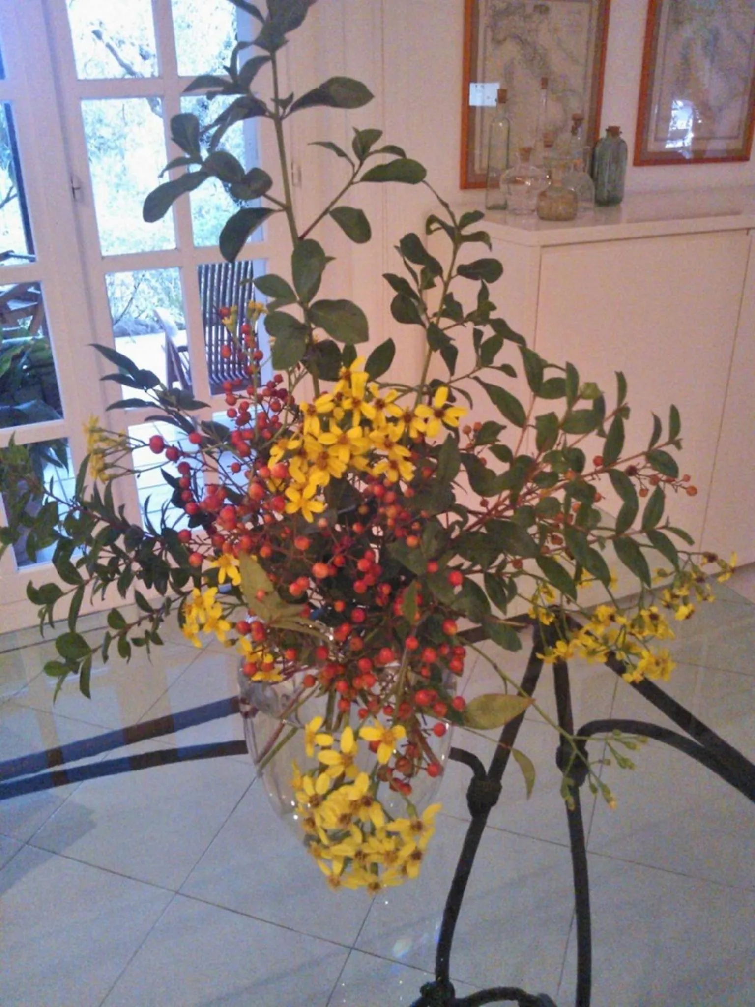 Decorative detail in B&B Villa Ada