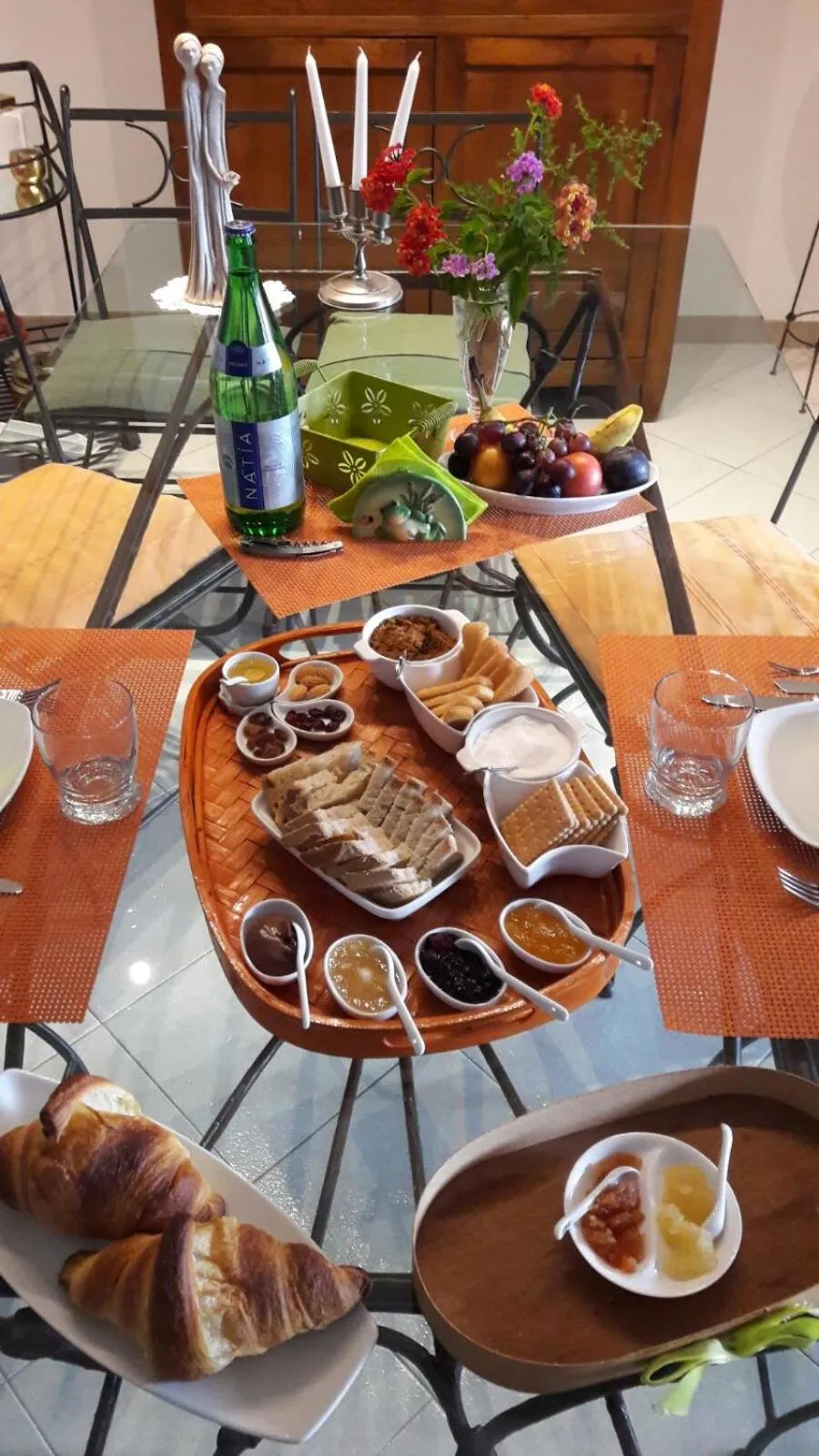 Italian breakfast in B&B Villa Ada