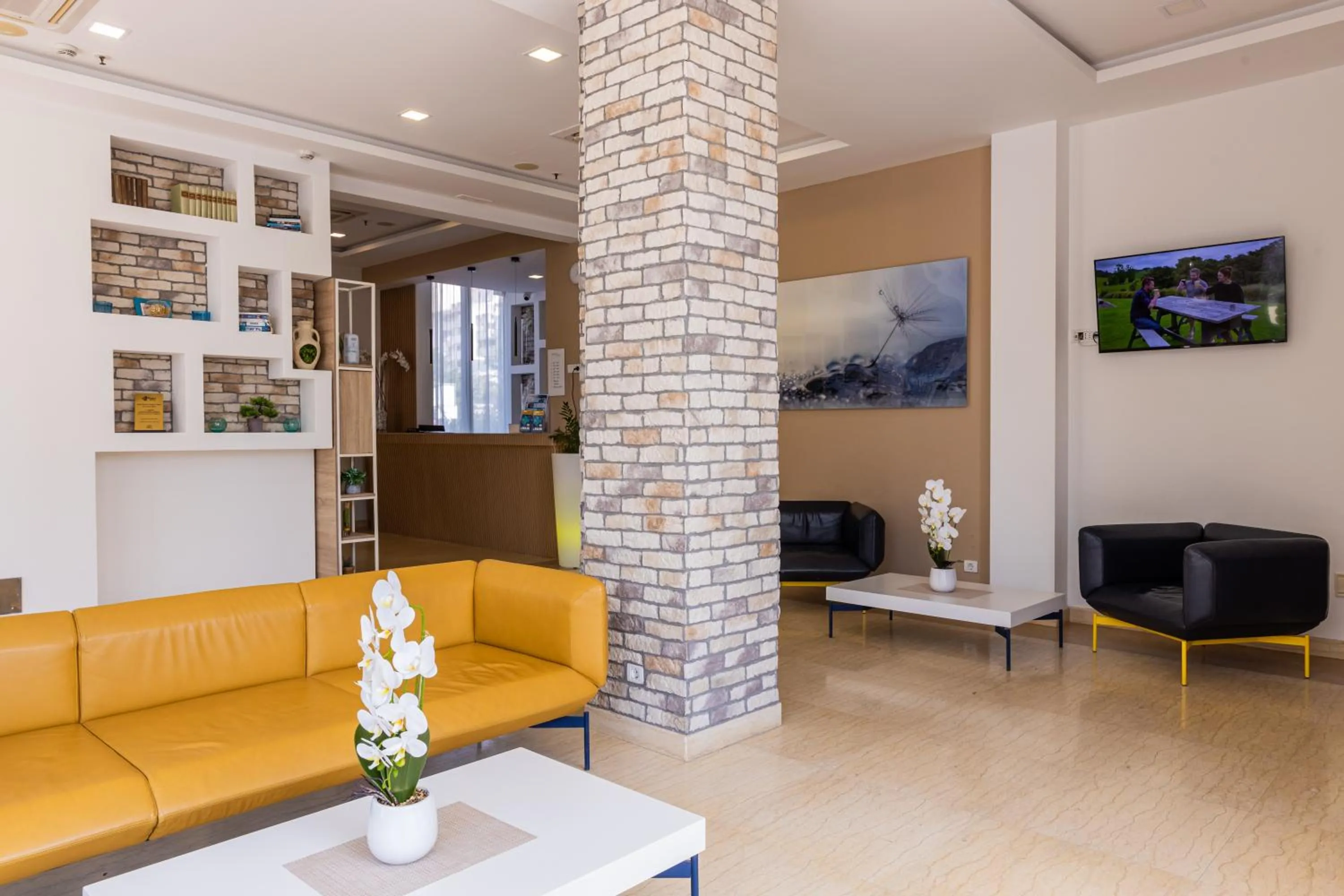 Seating area in Hotel Porto Sole