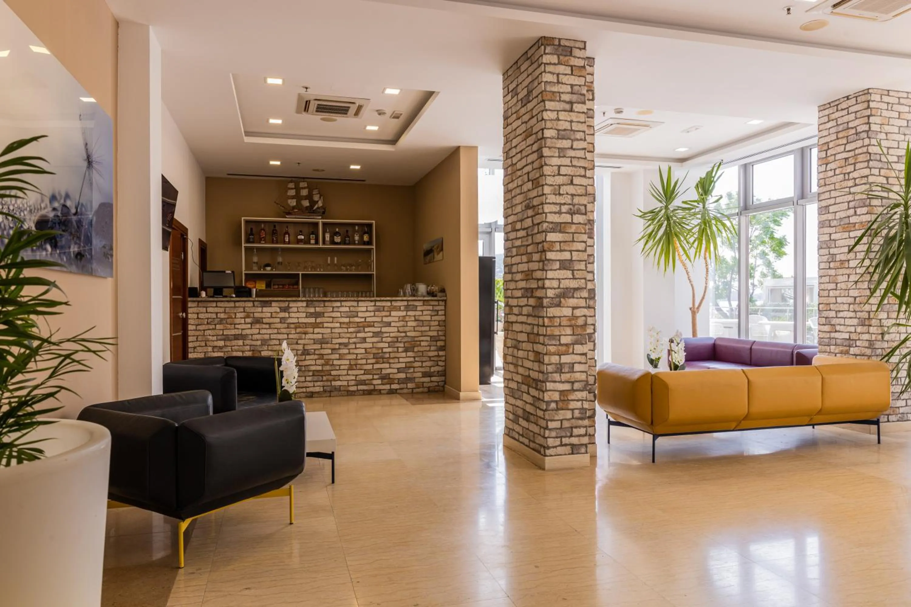 Living room in Hotel Porto Sole