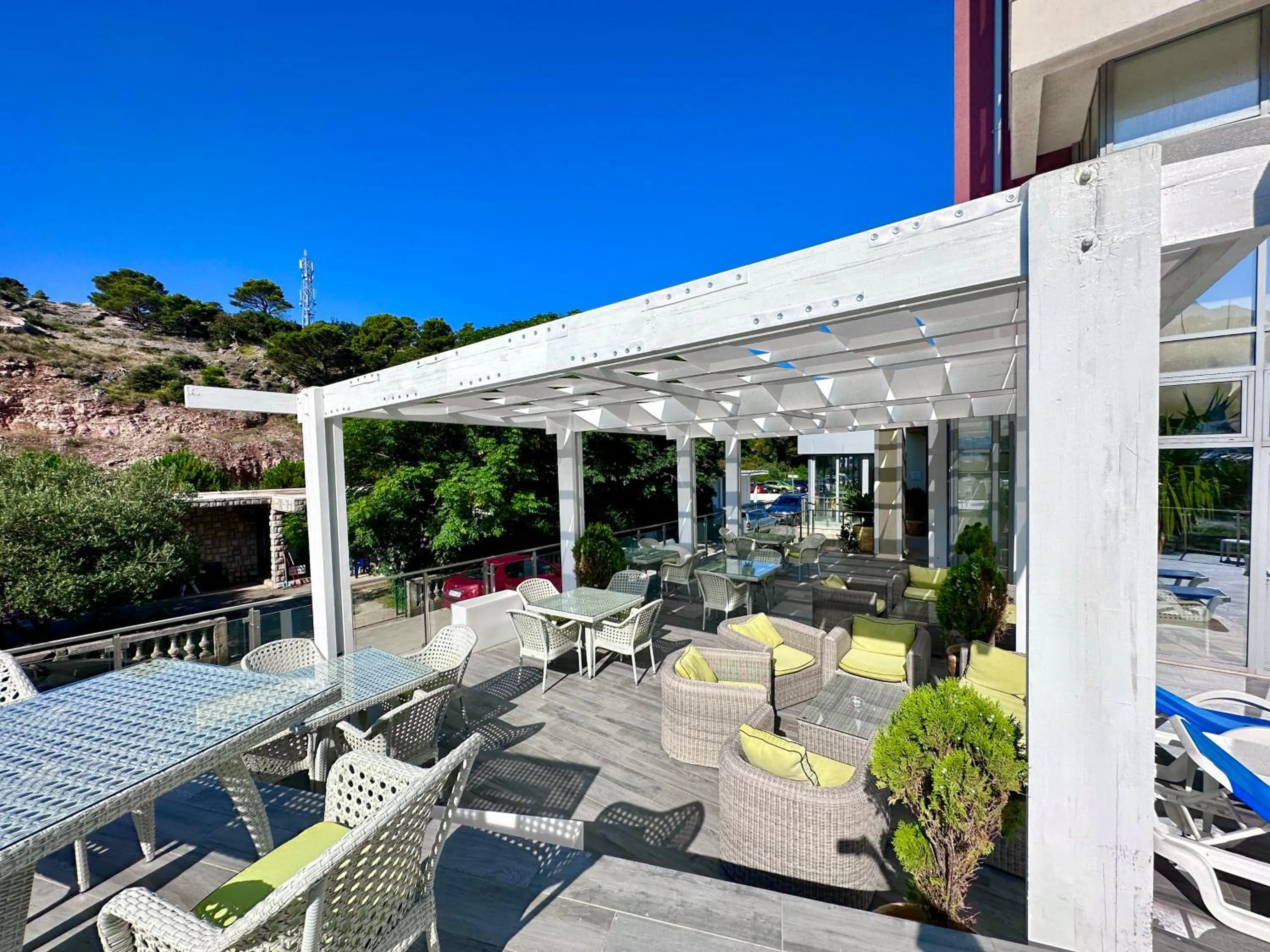Balcony/Terrace in Hotel Porto Sole
