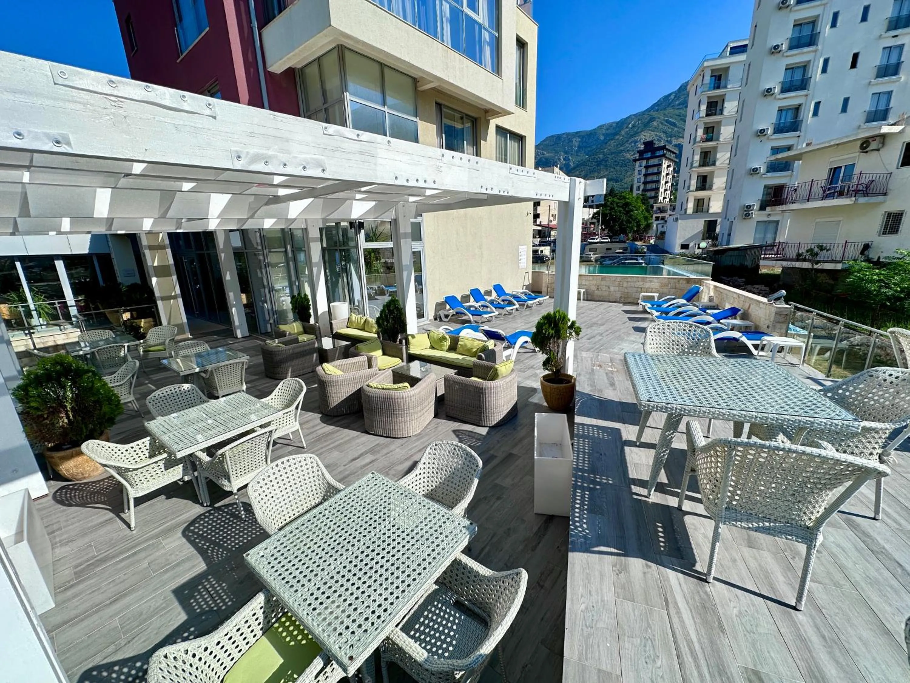 Balcony/Terrace in Hotel Porto Sole