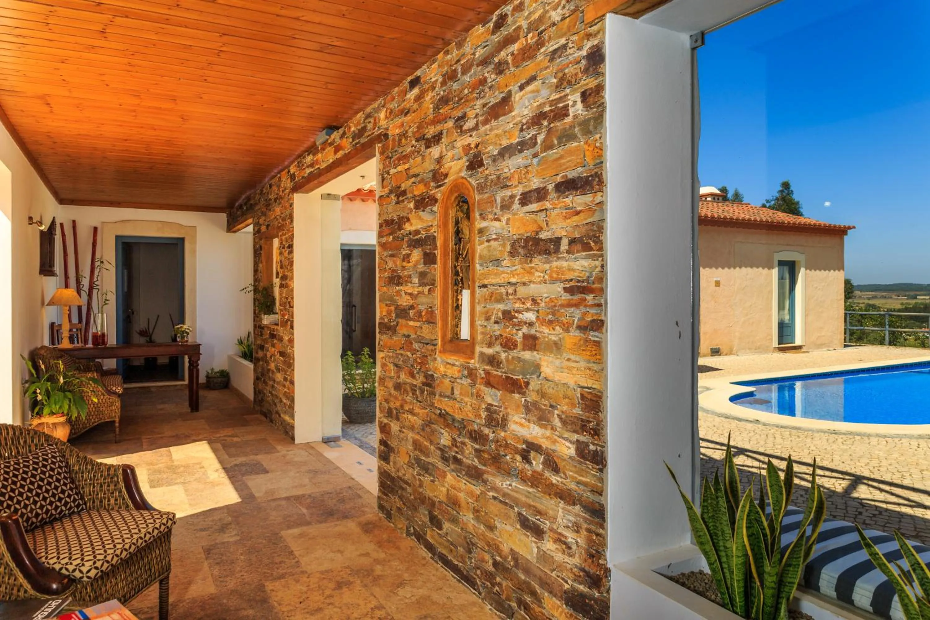 Lobby or reception in Monte Soalheiro