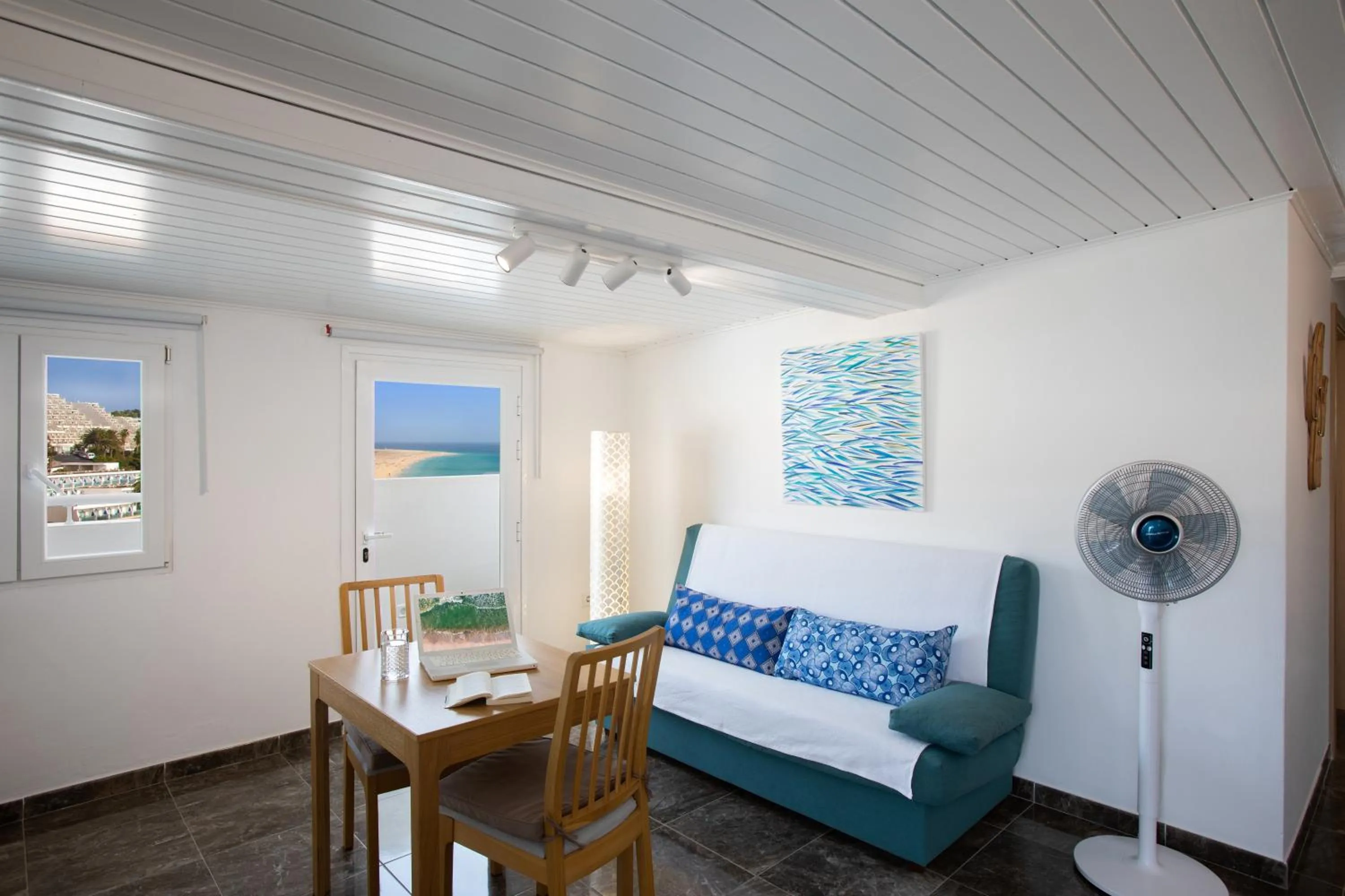 View (from property/room), Bed in ALTAVISTA APARTAHOTEL-Adults Only over 14