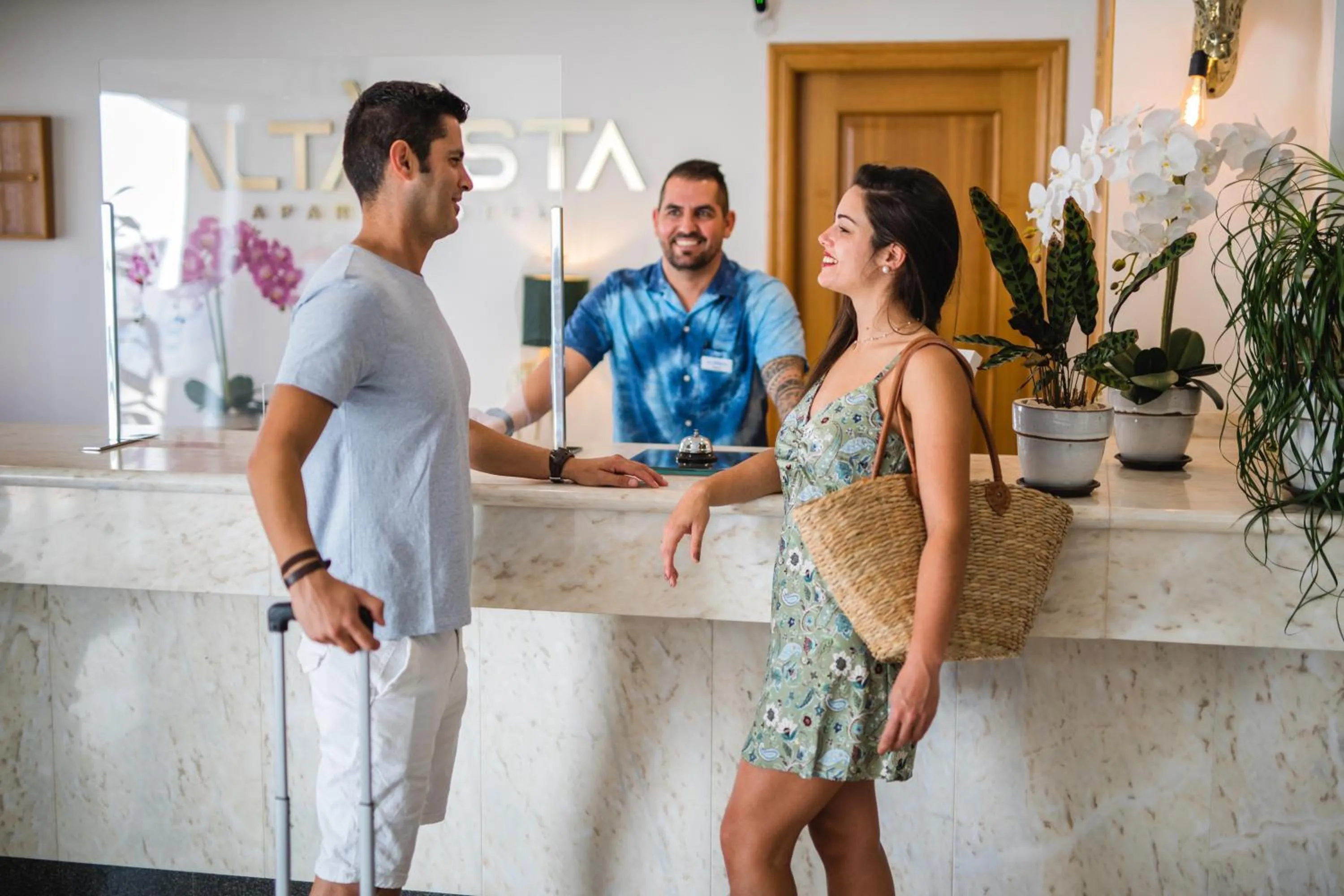 Lobby or reception in ALTAVISTA APARTAHOTEL-Adults Only over 14