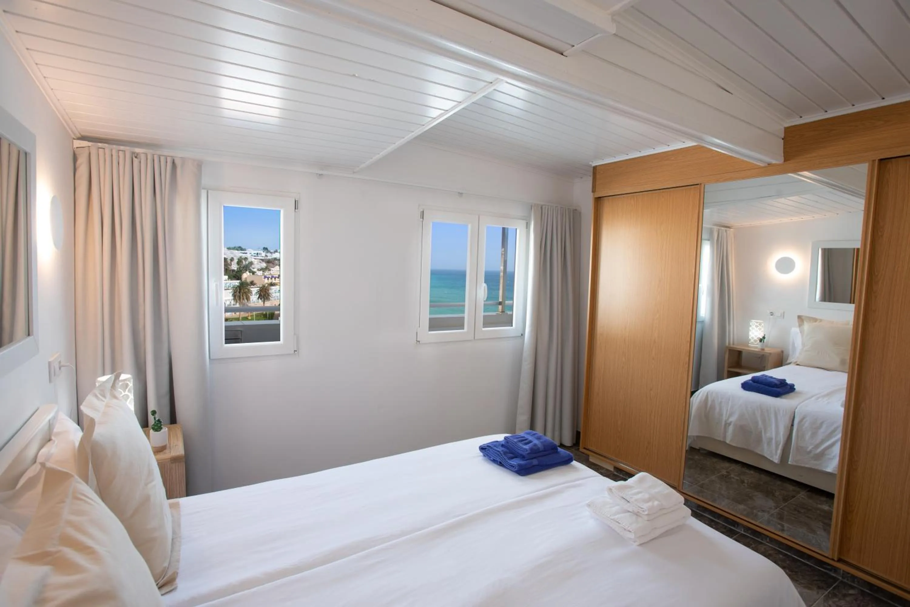 View (from property/room), Bed in ALTAVISTA APARTAHOTEL-Adults Only over 14