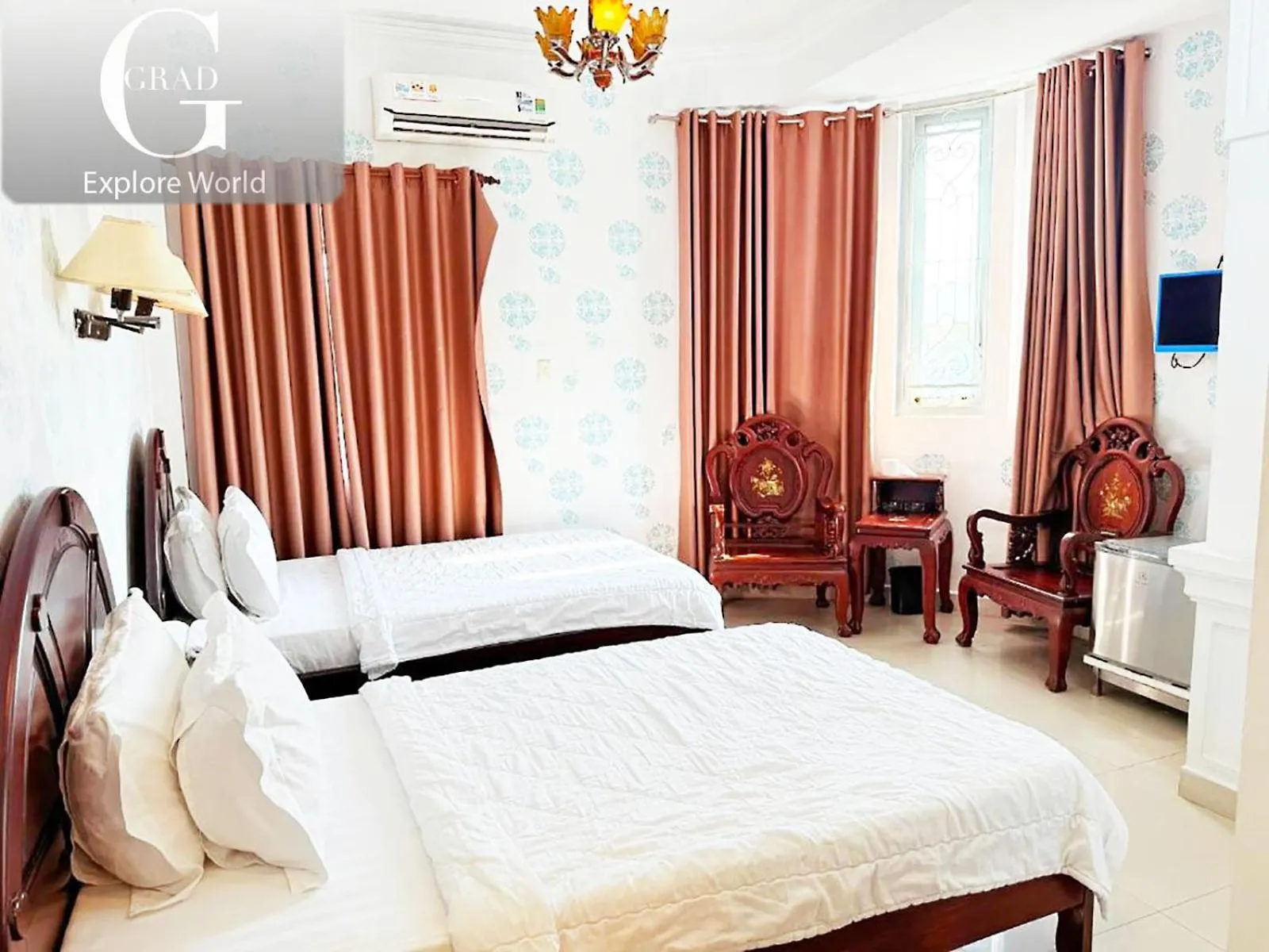 Bed in Hong Tam Hotel