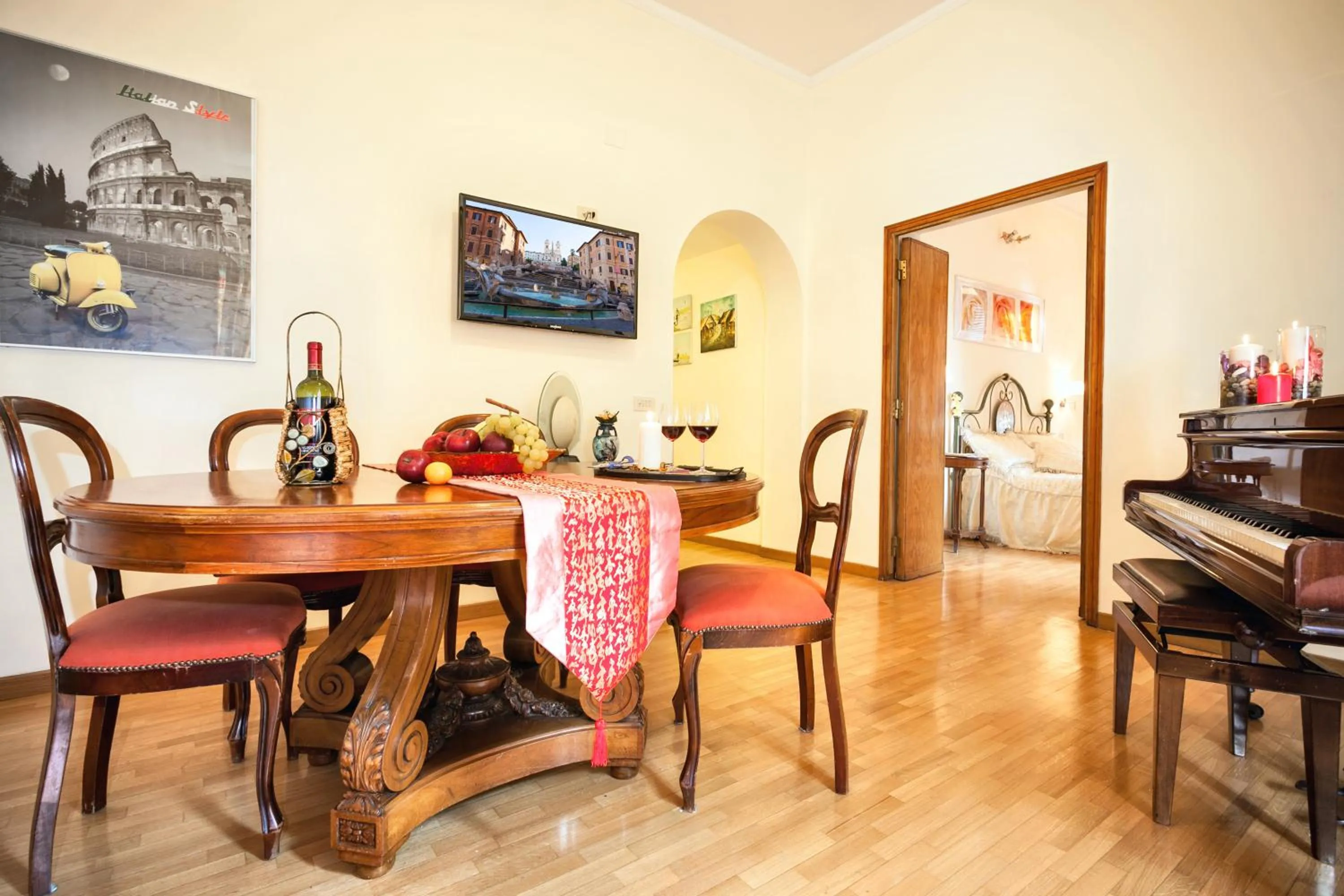 Living room, Dining Area in B&B Prati