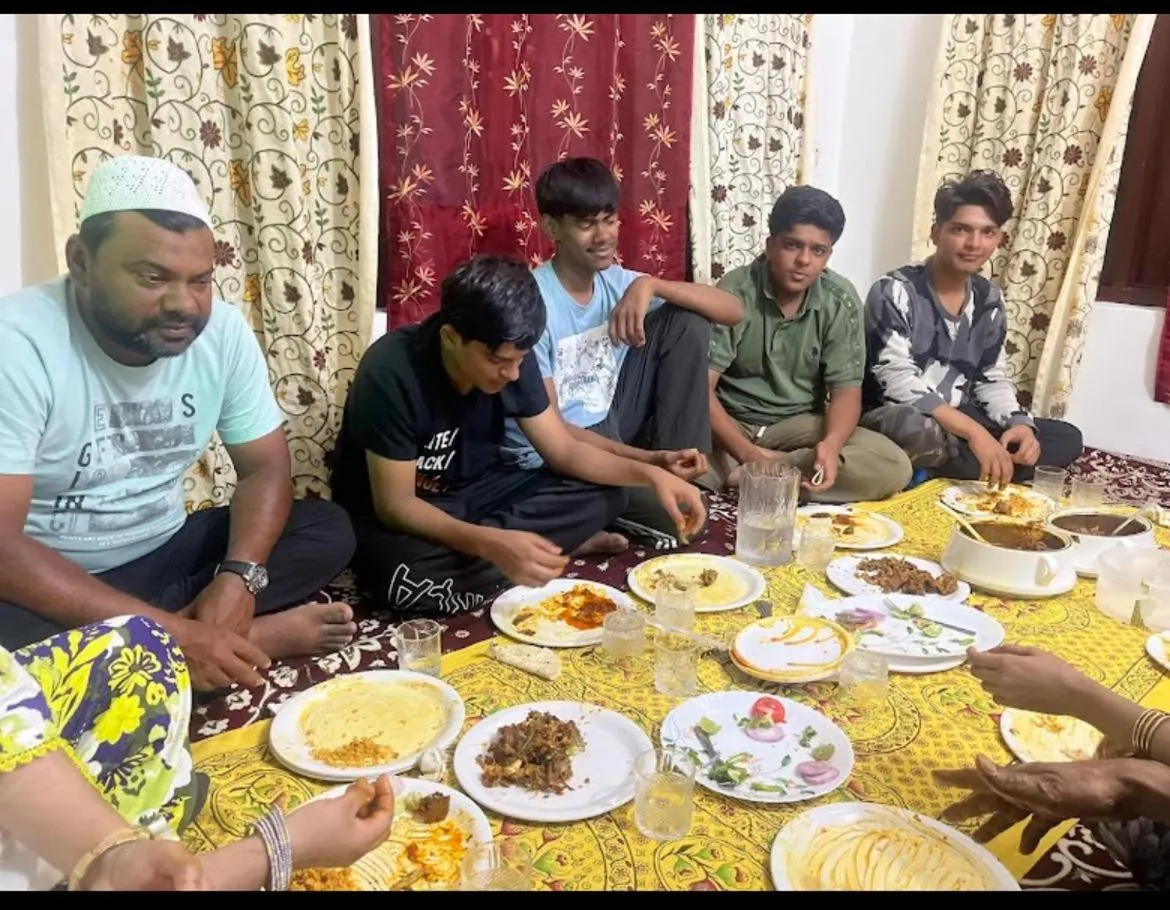 Food in Al Mubeen home stay