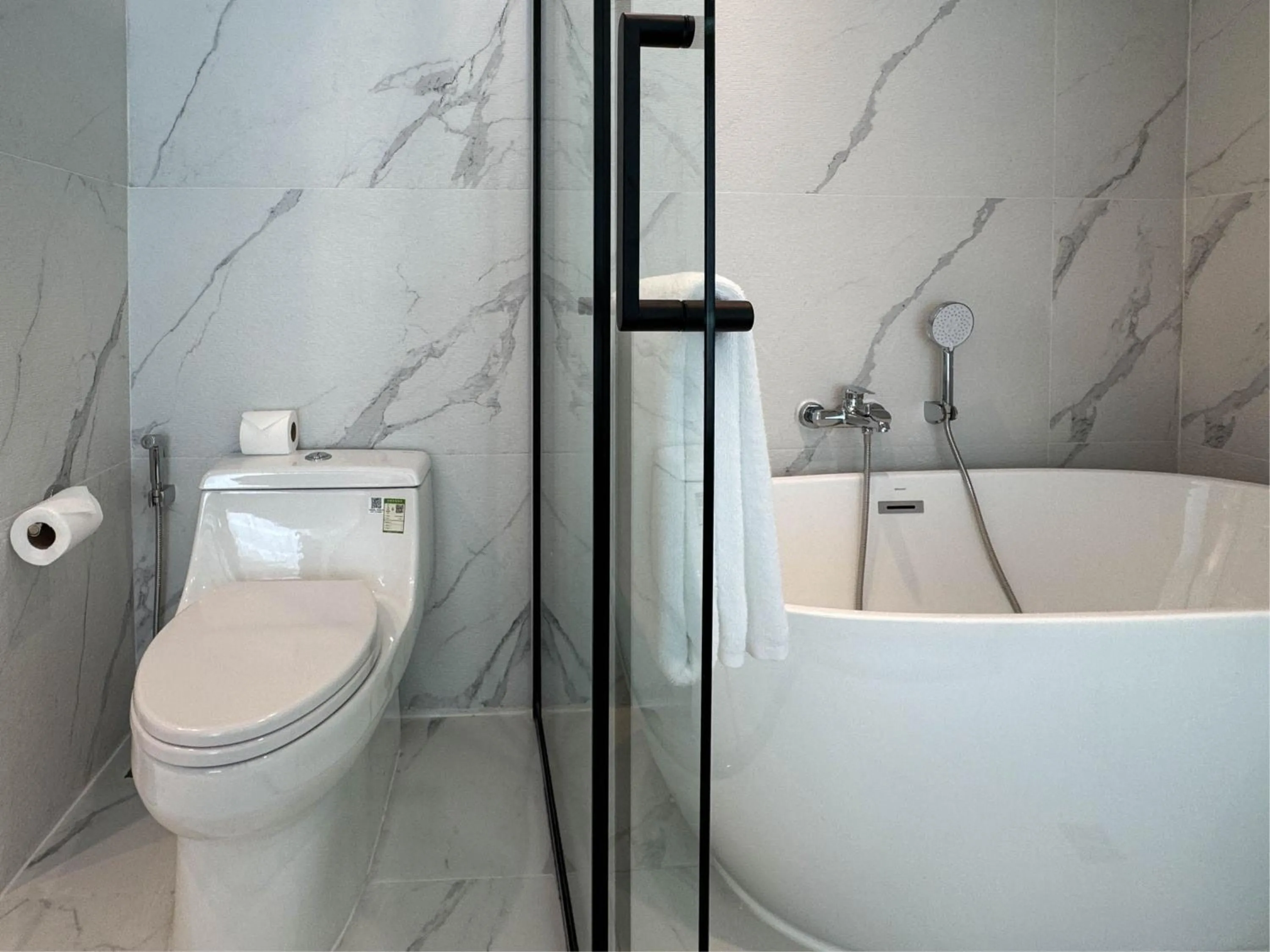 Bathroom in Laya Suites and Residences