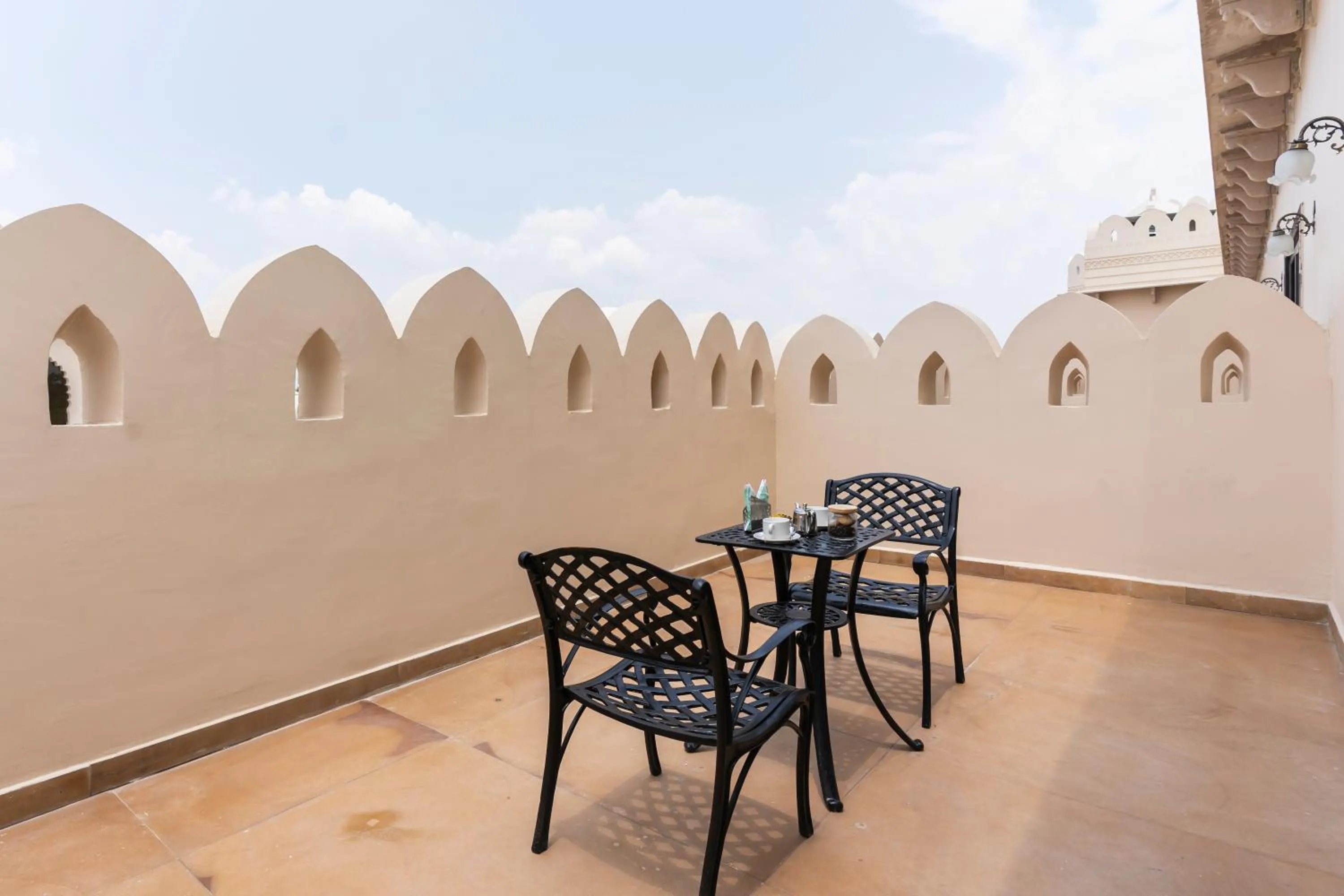Balcony/Terrace in Kesar Bagh Palace Chittorgarh