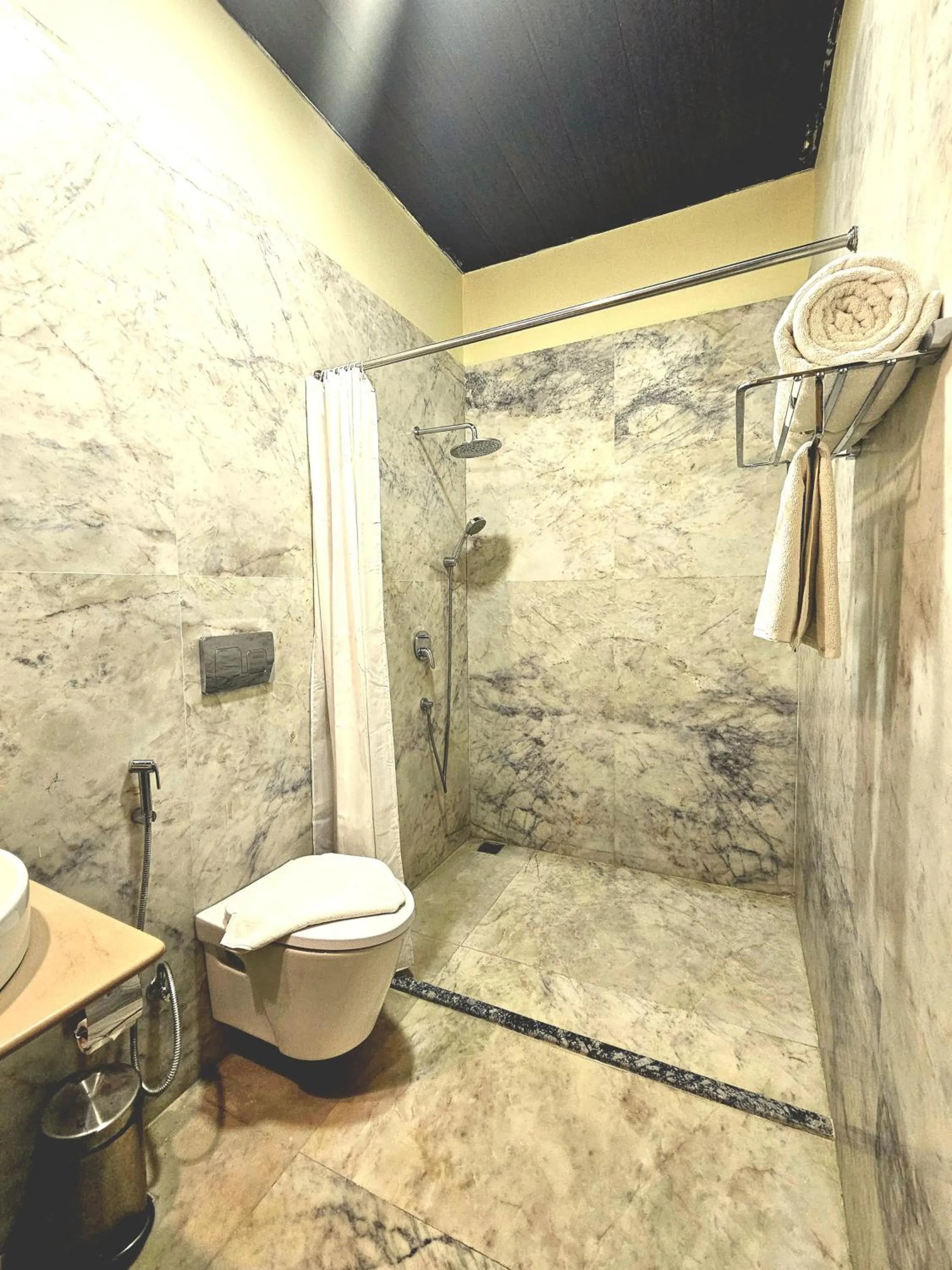 Shower in Kesar Bagh Palace Chittorgarh