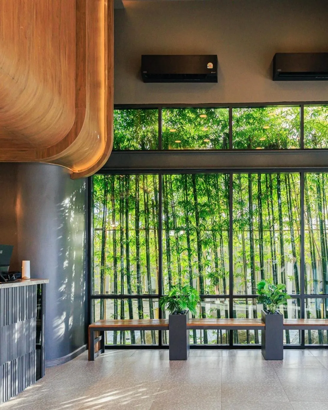 Communal lounge/ TV room in G9 HOTEL Kanchanaburi