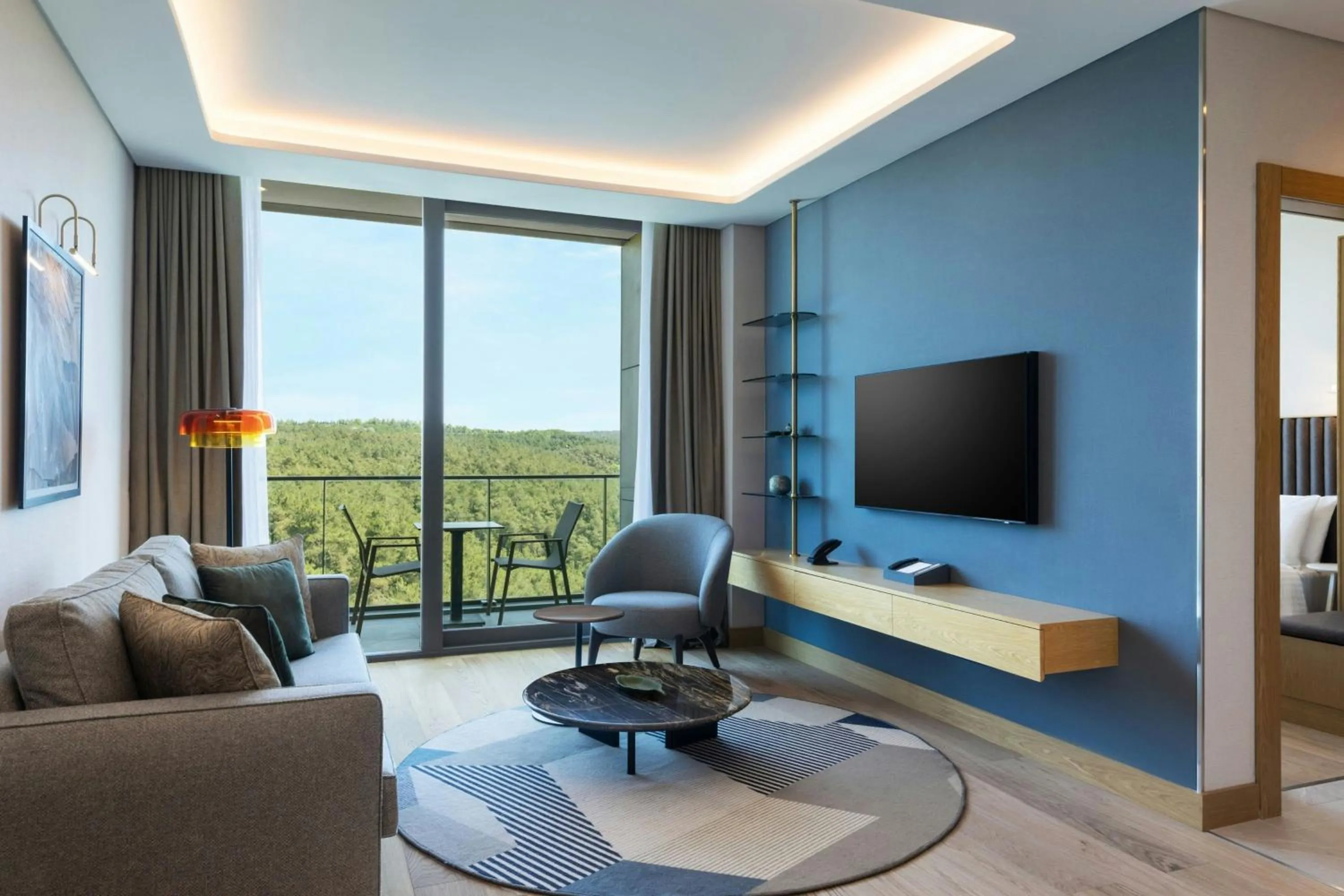 Living room in Marriott Executive Apartments Istanbul Investvadi