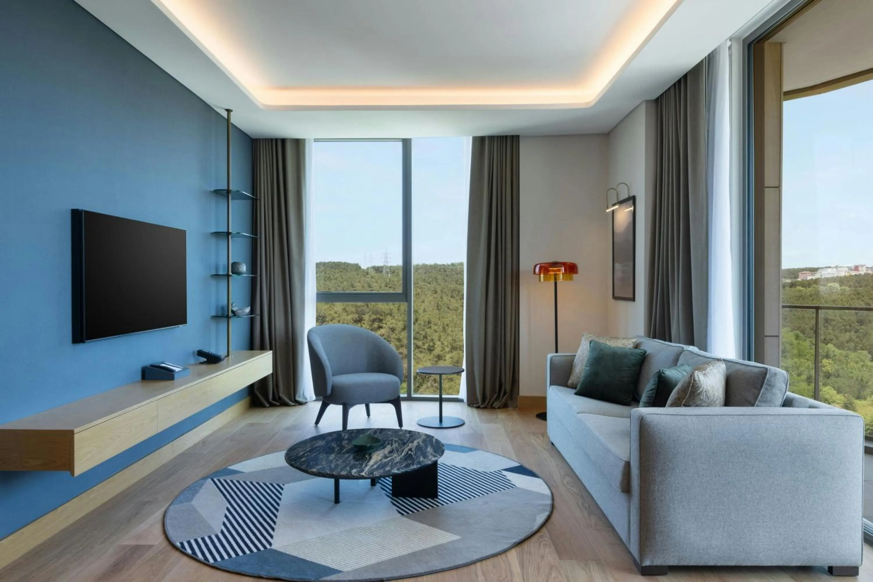 Living room in Marriott Executive Apartments Istanbul Investvadi