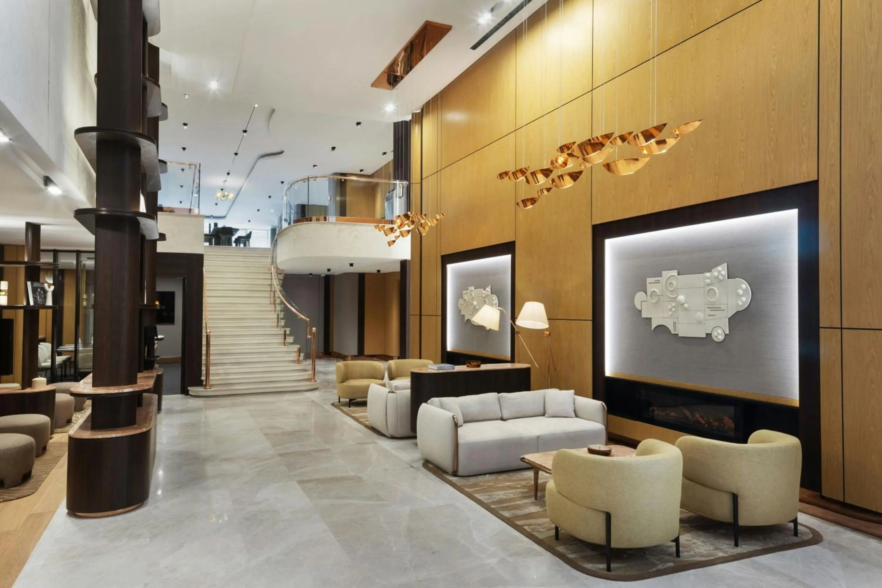 Lobby or reception in Marriott Executive Apartments Istanbul Investvadi