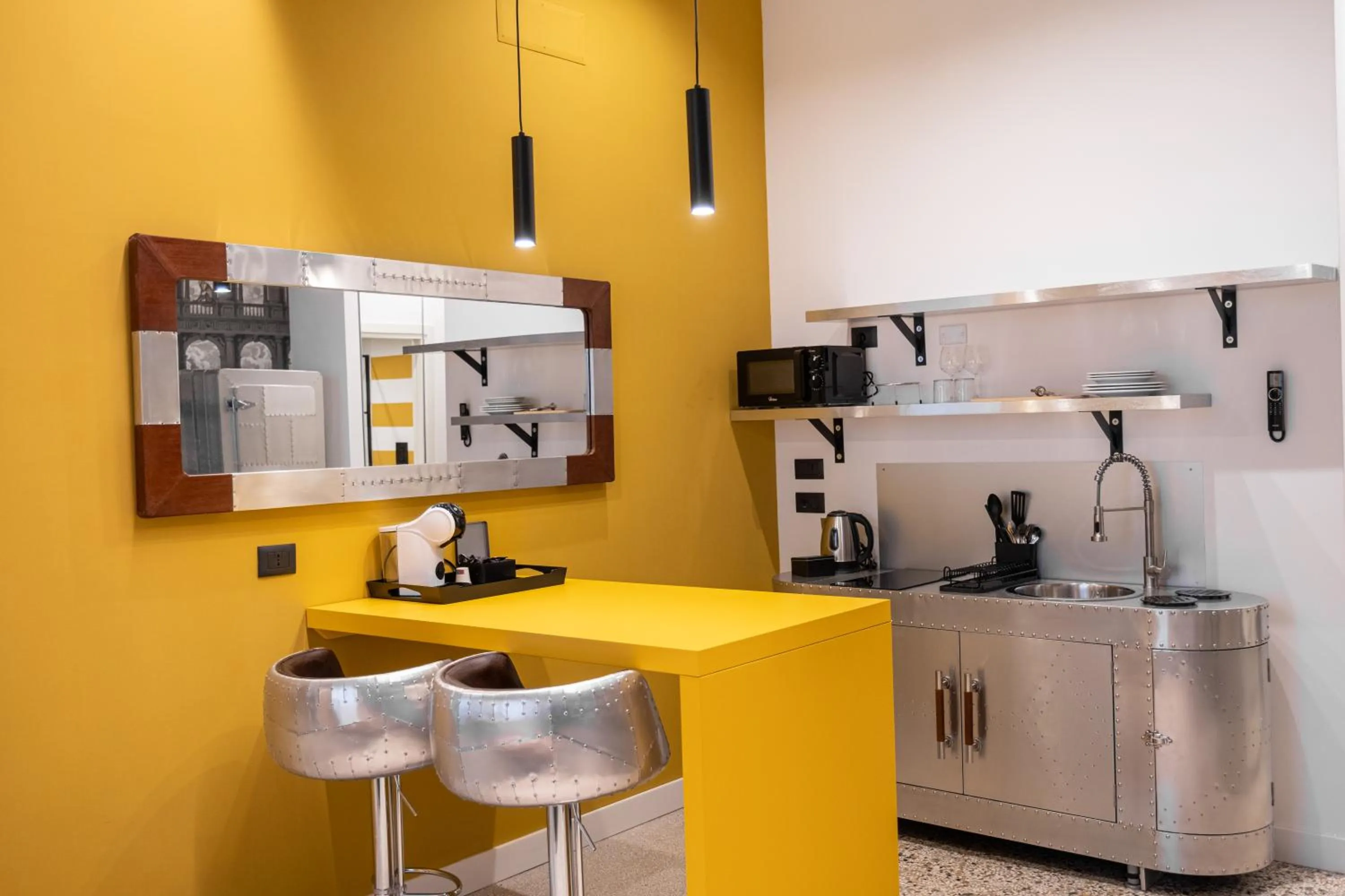 Kitchen or kitchenette in Palazzo Sebeto