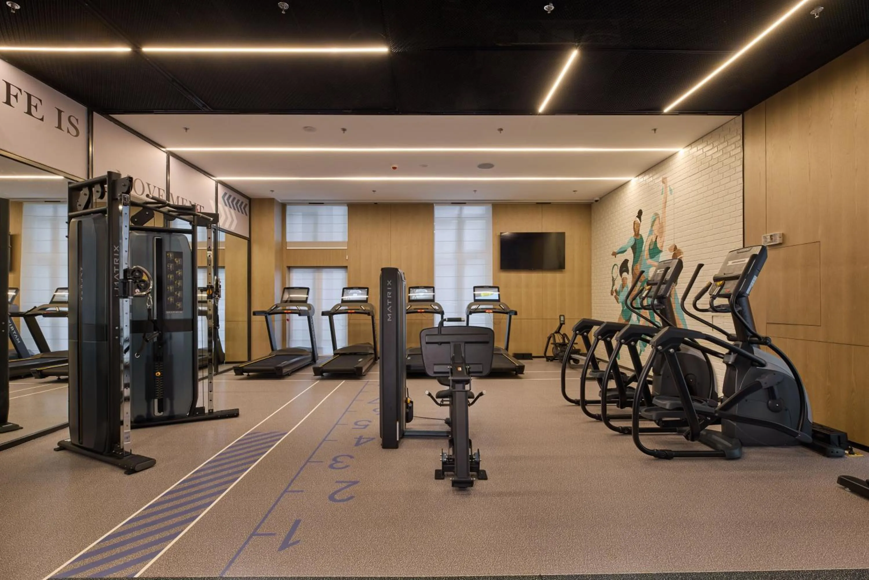 Fitness centre/facilities in Four Points by Sheraton Qingdao, Chengyang East