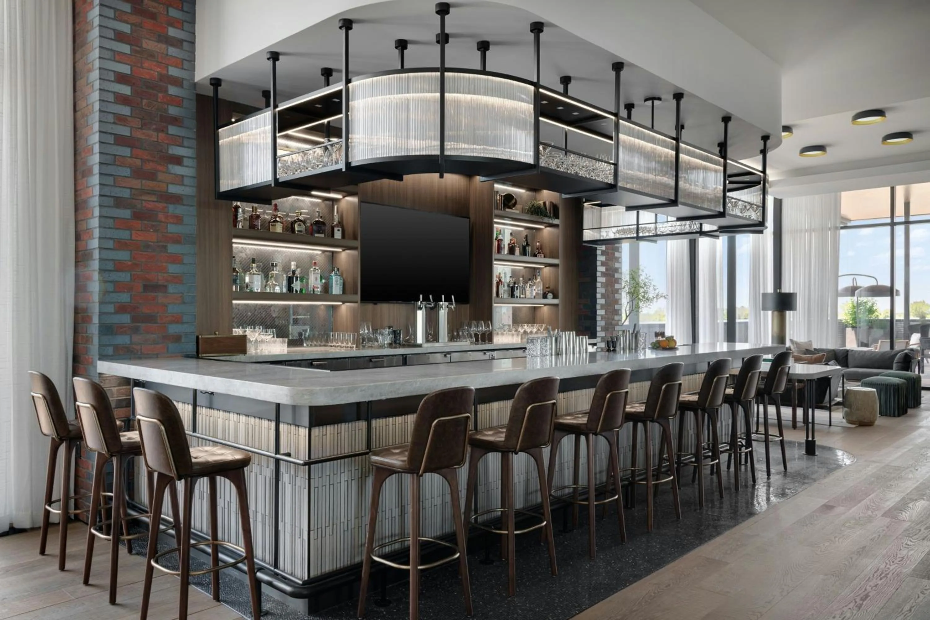 Lounge or bar in AC Hotel by Marriott Bentonville